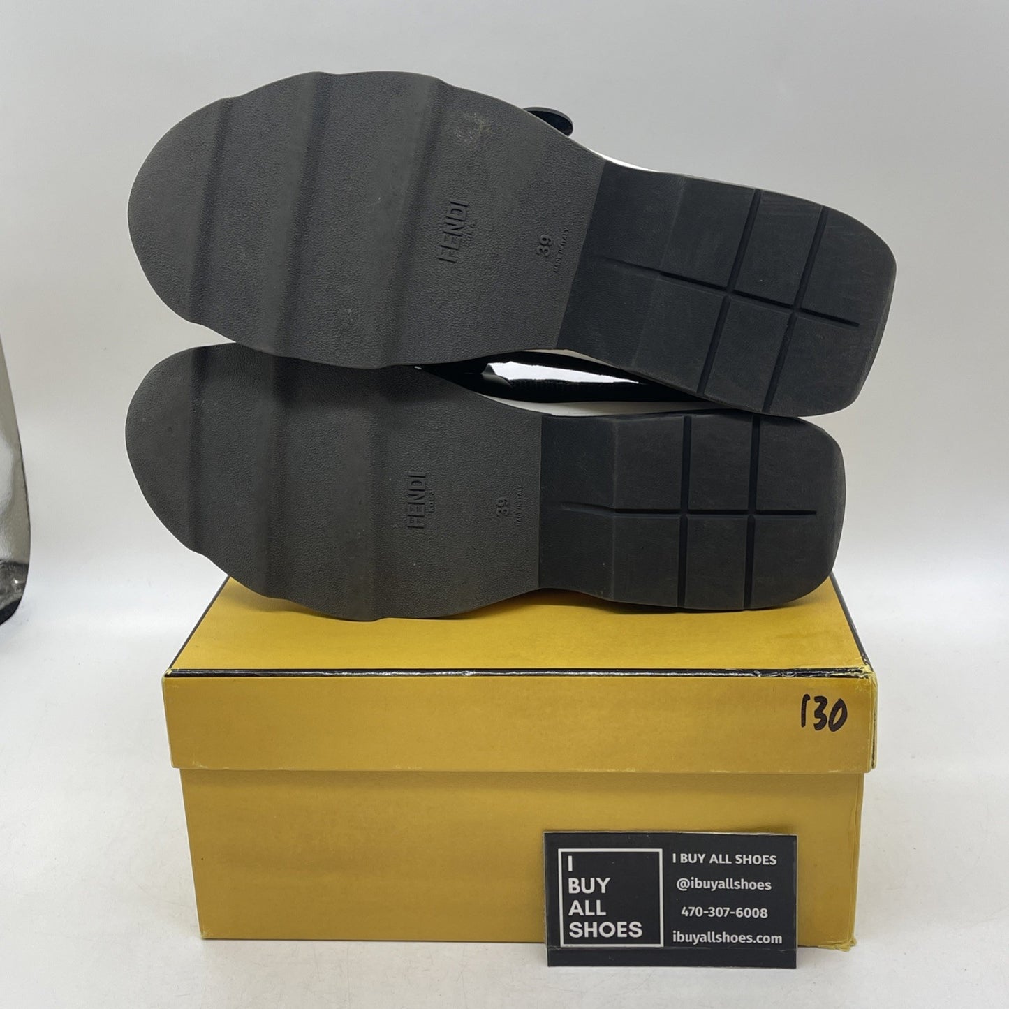 Size 39 - FENDI Brown Black