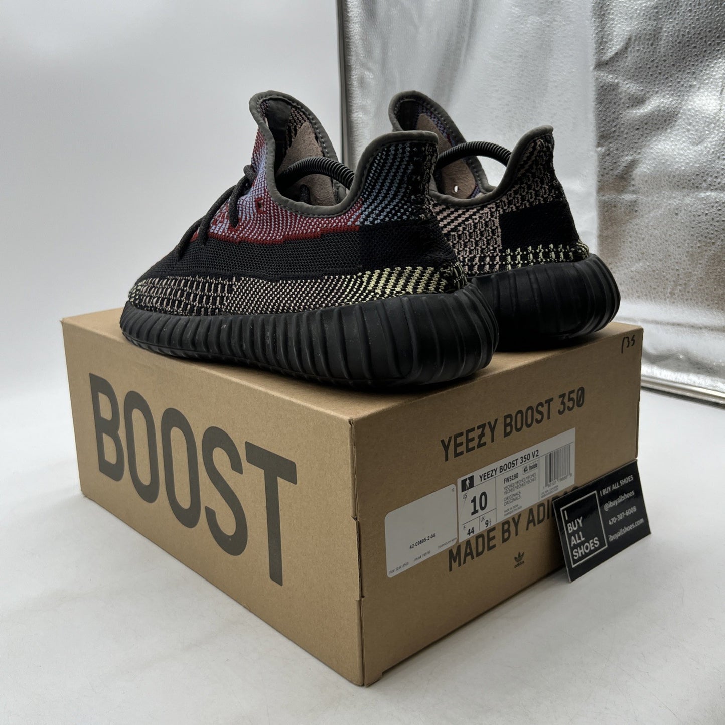 Size 10 - adidas Yeezy Boost 350 V2 Yecheil Non-Reflective (FW5190)