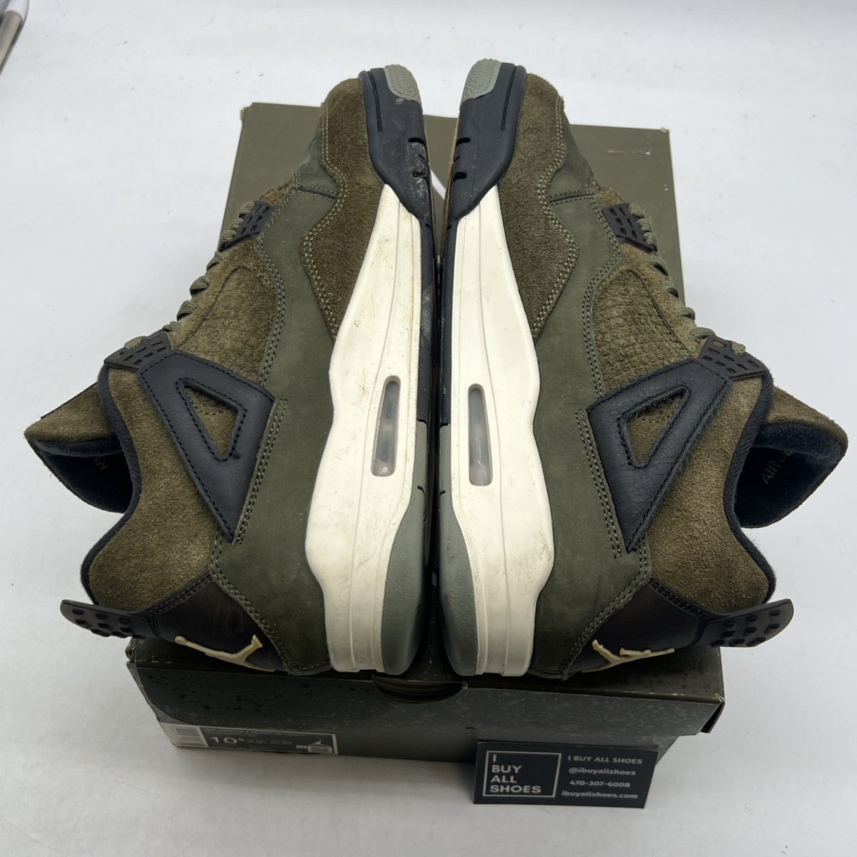 Size 10.5 - Air Jordan 4 SE Retro Low Craft - Olive (FB9927-200)