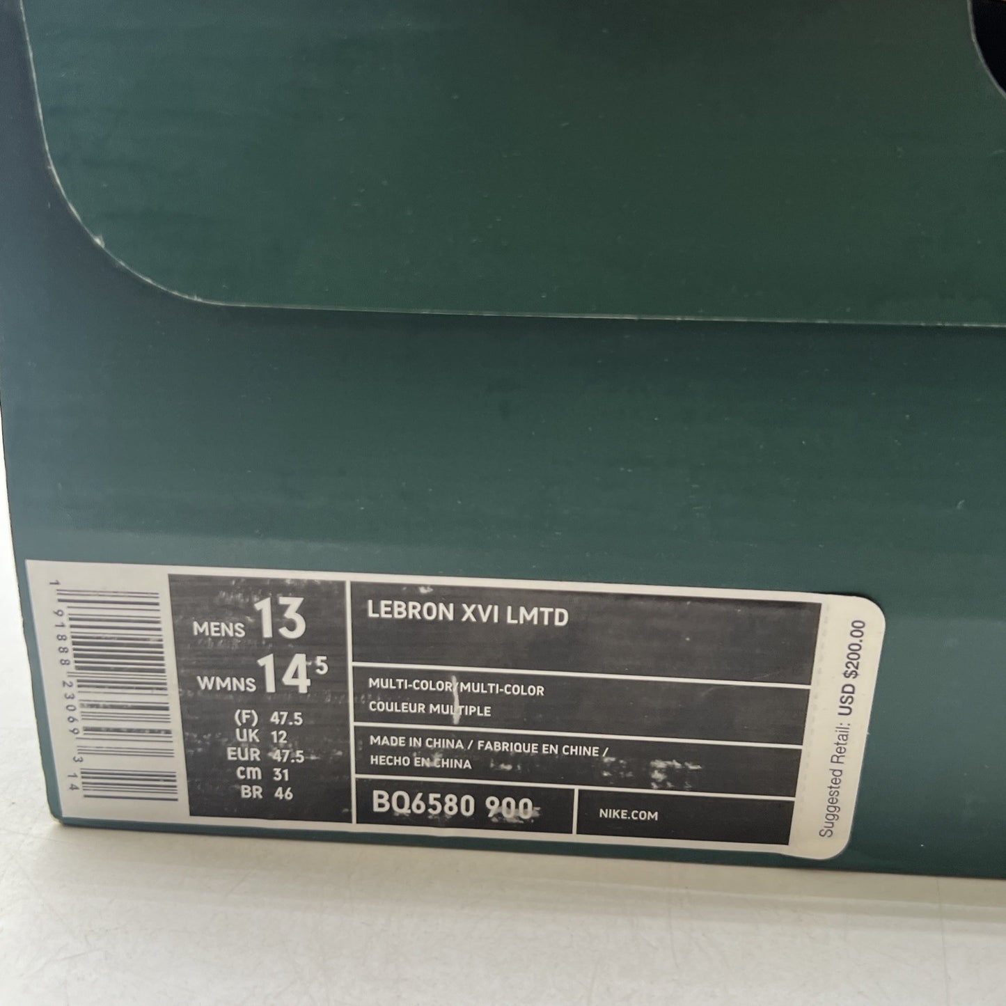 Size 13 - Nike LeBron 16 What The (BQ6580-900)