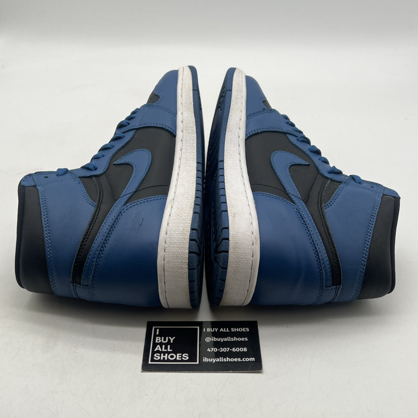 Size 10.5 - Air Jordan 1 Retro OG High Dark Marina Blue (555088-404)
