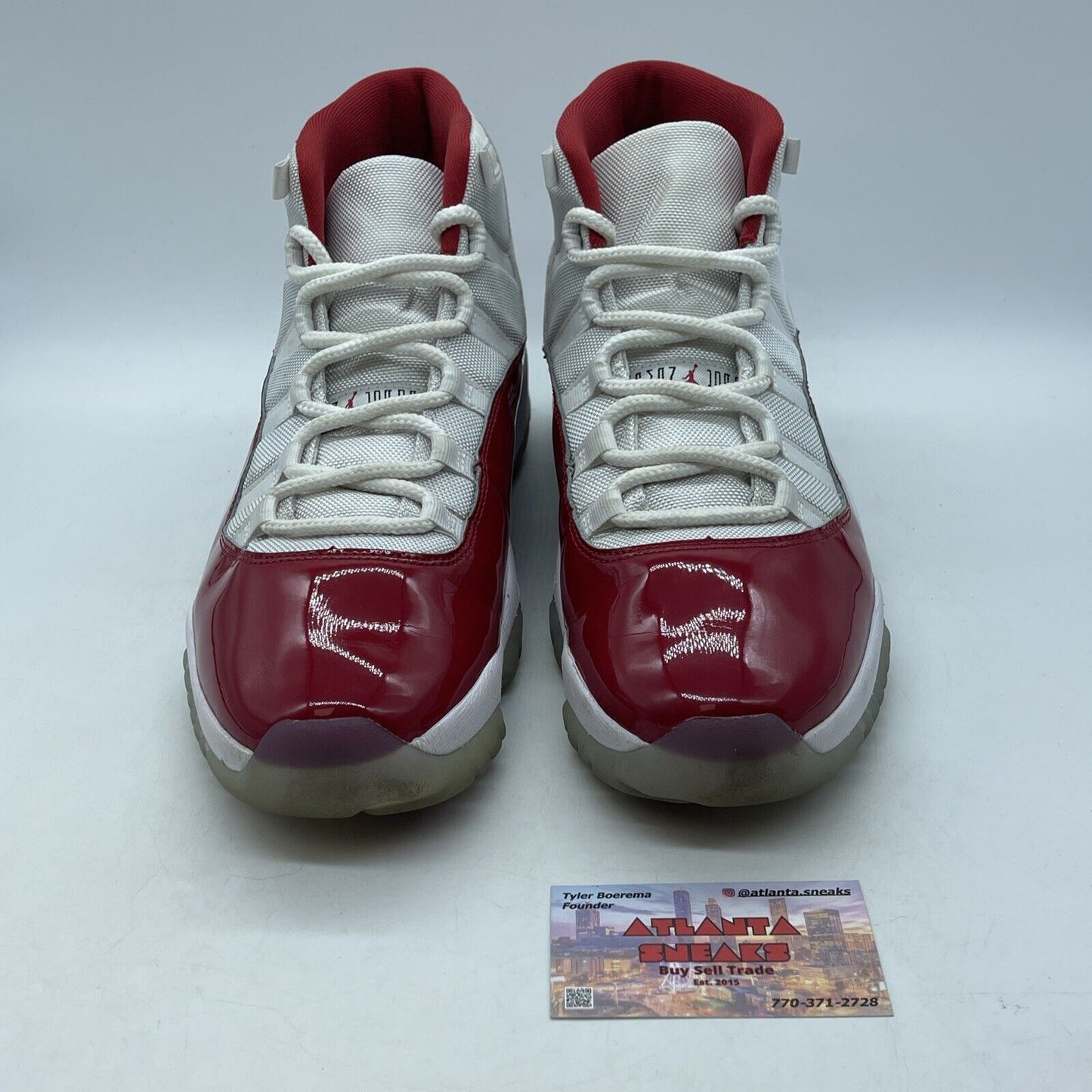 Size 12 - Jordan 11 Retro High Cherry White Red Leather (CT8012-116)