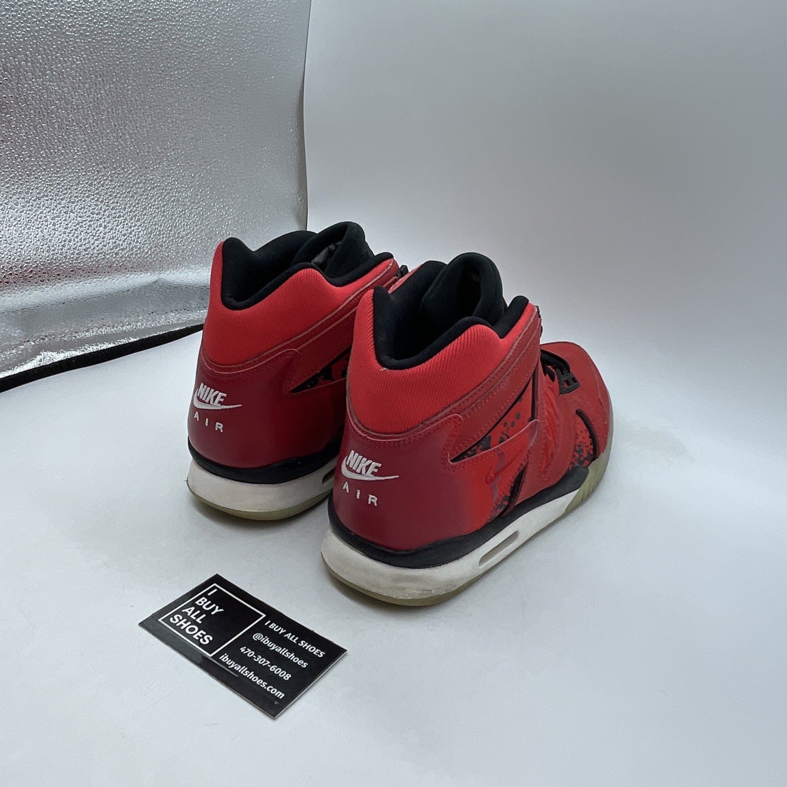 Size 13 - Nike Air Tech Challenge Hybrid Challenge Red (653873-600)