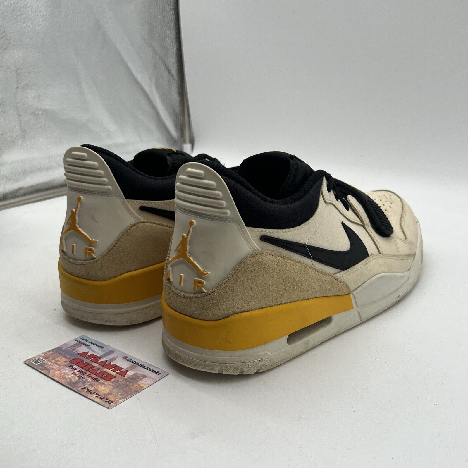 Size 13 - Jordan Legacy 312 Low Pale Vanilla Black Yellow Suede (CD7069-200)