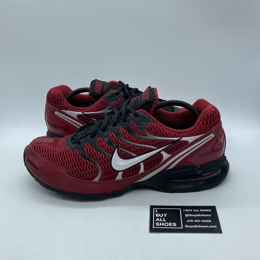 Size 12 - Nike Air Max Torch 4 Gym Red White Black Suede Leather (343846-600)