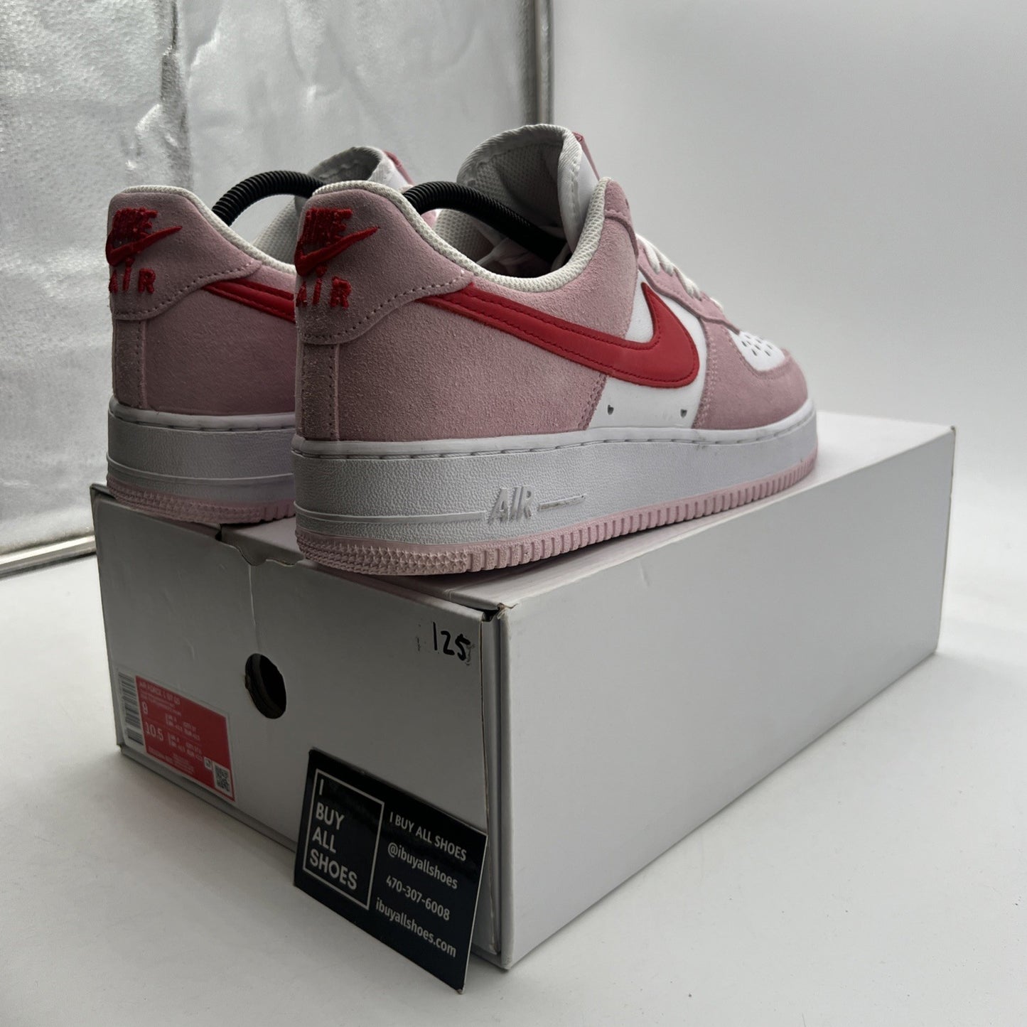 Size 9 - Nike Air Force 1 '07 QS Low Valentine’s Day Love Letter (DD3384-600)