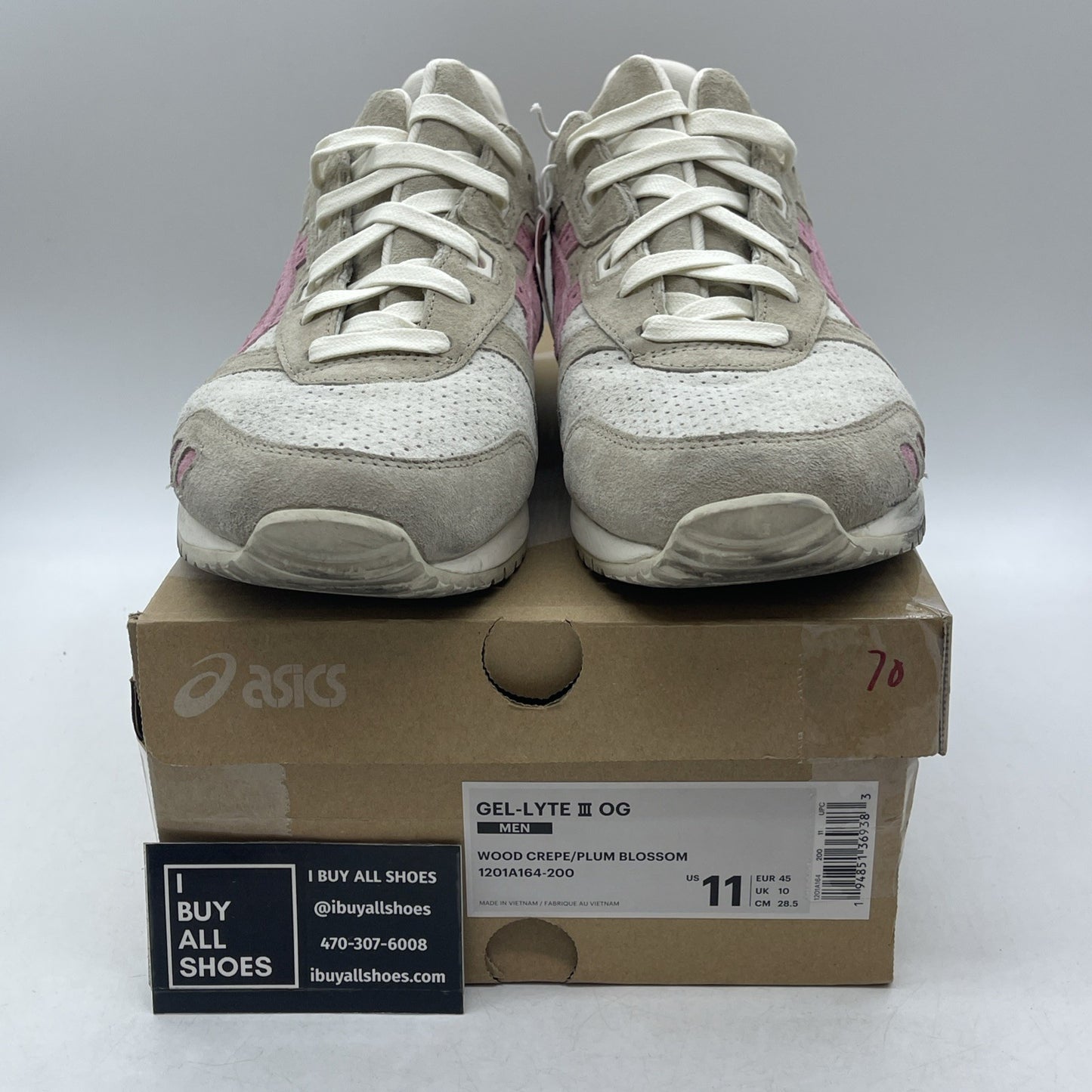 Size 11 - Asics Gel Lyte 3 OG Wood Crepe Blossom (1201A164-200)