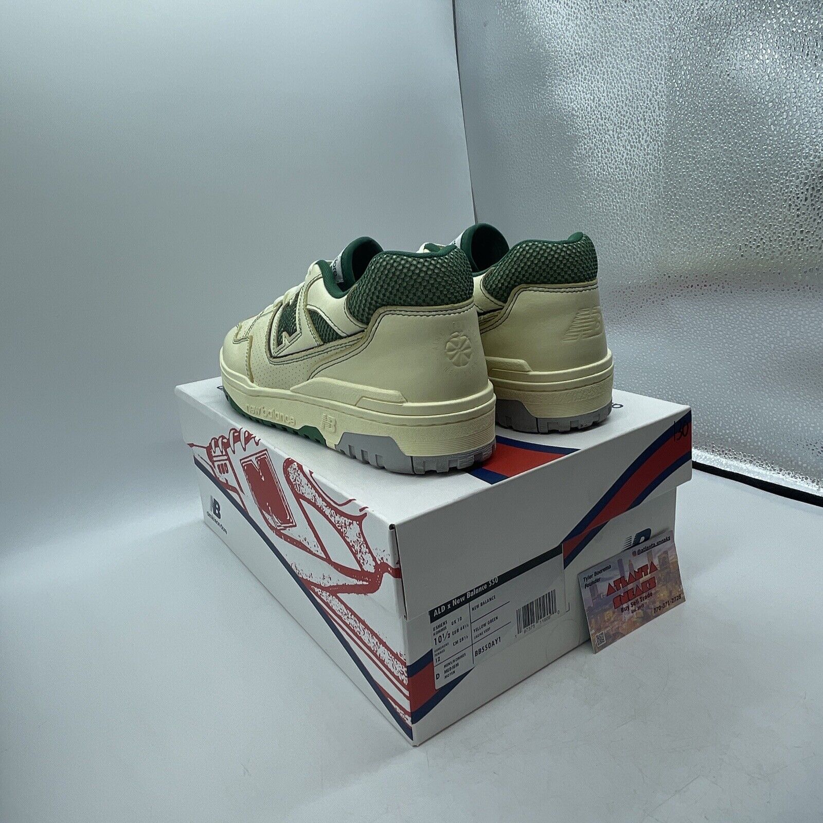 Size 10.5 - New Balance Aimé Leon Dore x 550 Masaryk Classic Pine (BB550AY1)