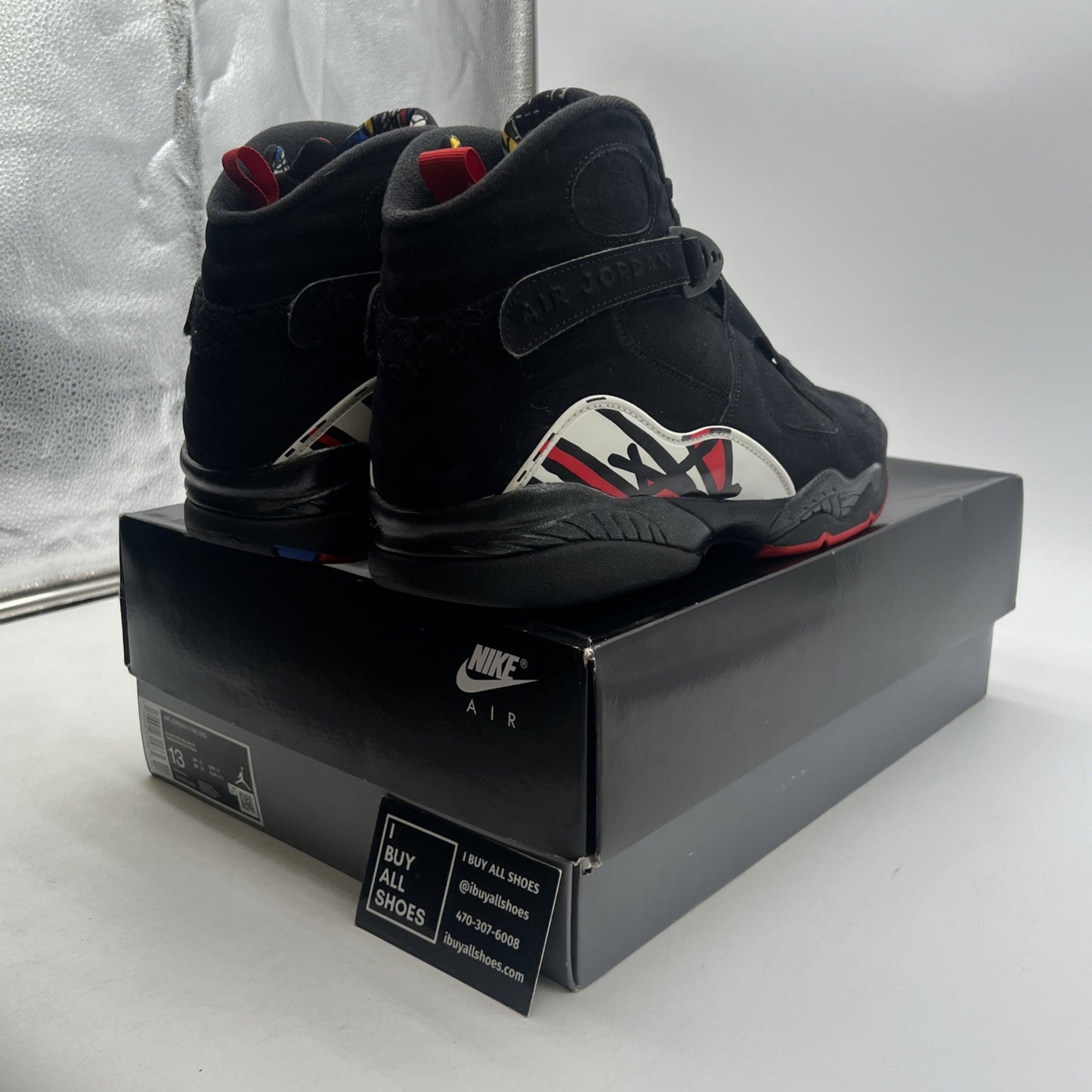 Size 13 - Air Jordan 8 Retro Mid Playoff (305381-062)