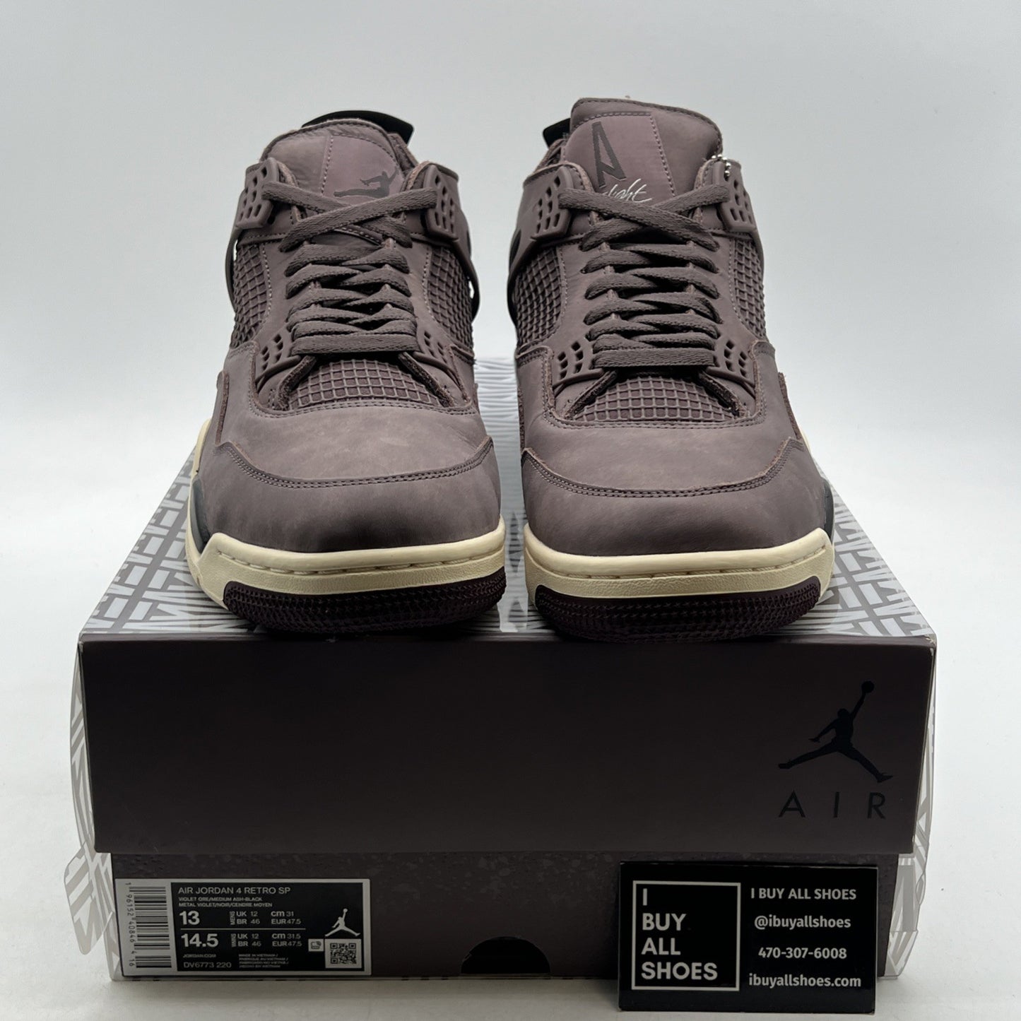 Size 13 - Air Jordan 4 Retro x A Ma Maniere Mid Violet Ore (DV6773-220)