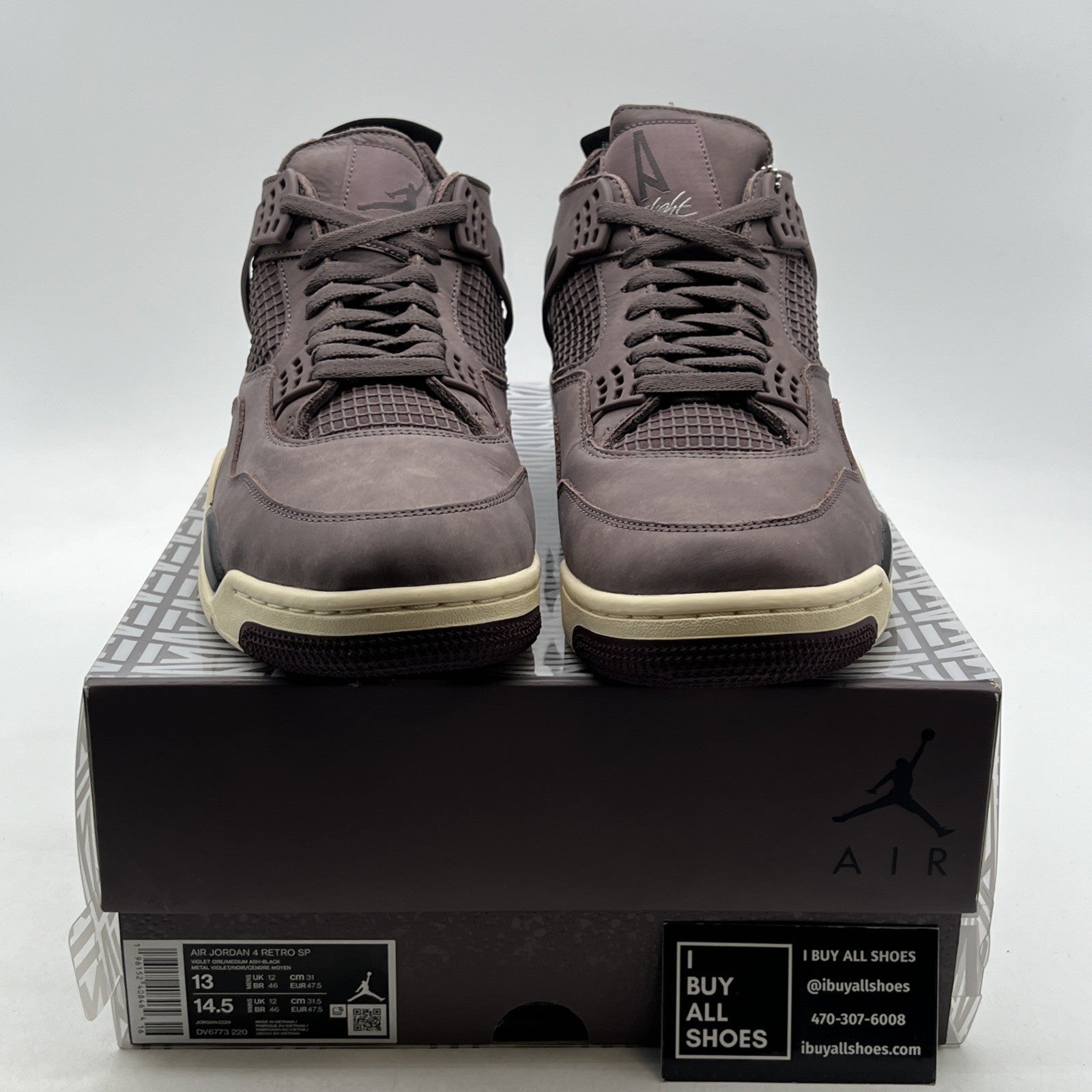 Size 13 - Air Jordan 4 Retro x A Ma Maniere Mid Violet Ore (DV6773-220)