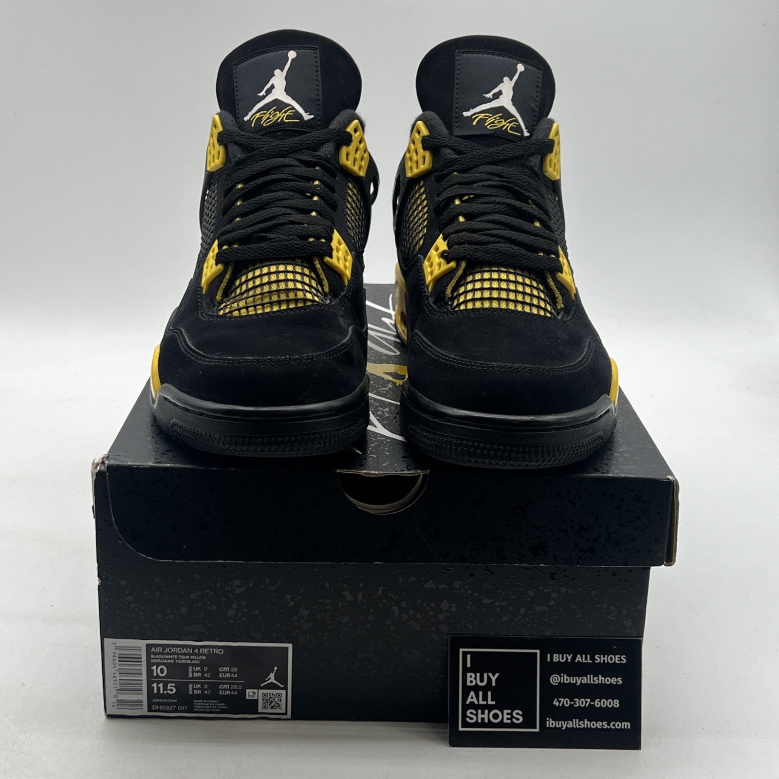Size 10 - Air Jordan 4 Retro Mid Thunder (DH6927-017)