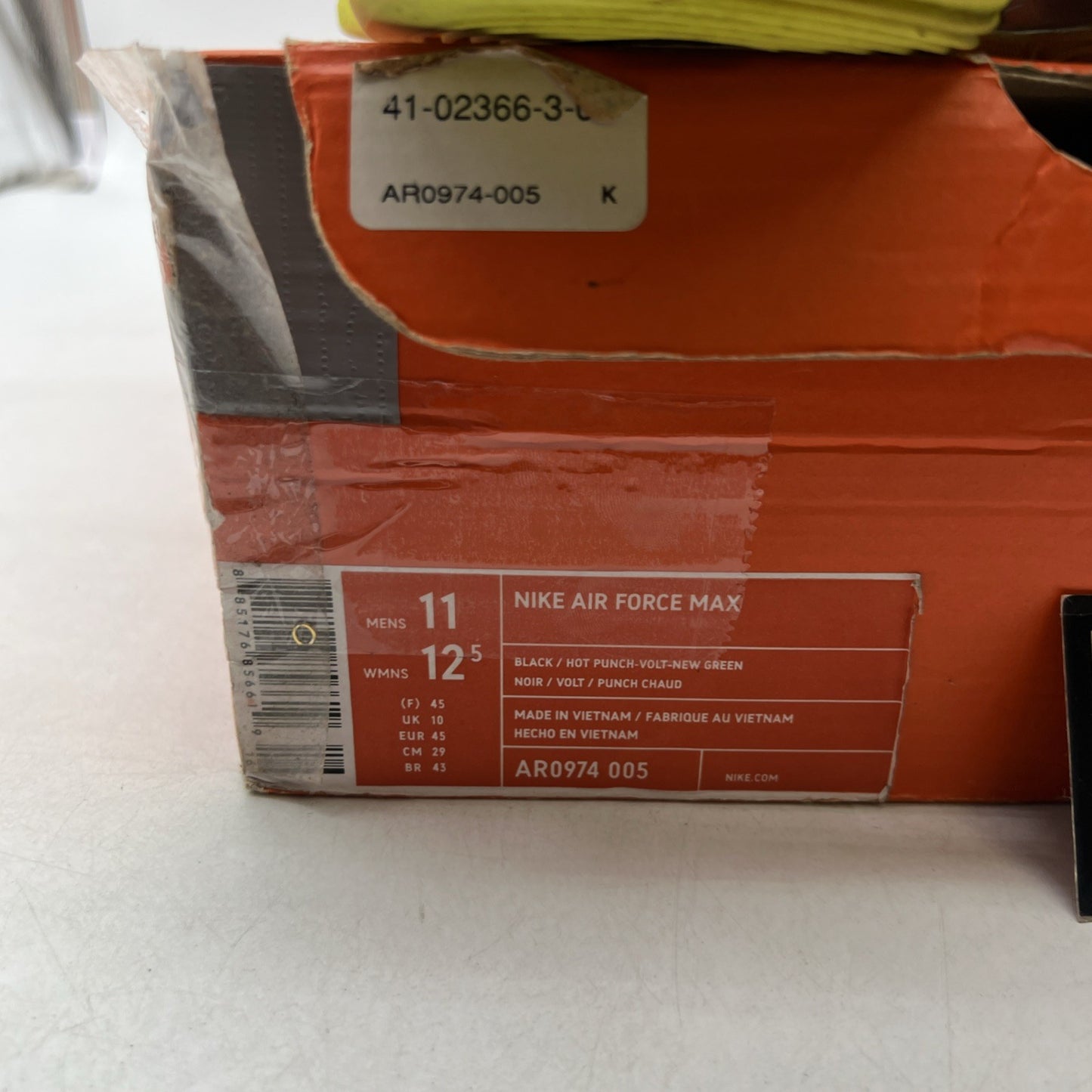 Size 11 - Nike Air Force Max Multi-Color (AR0974-005)