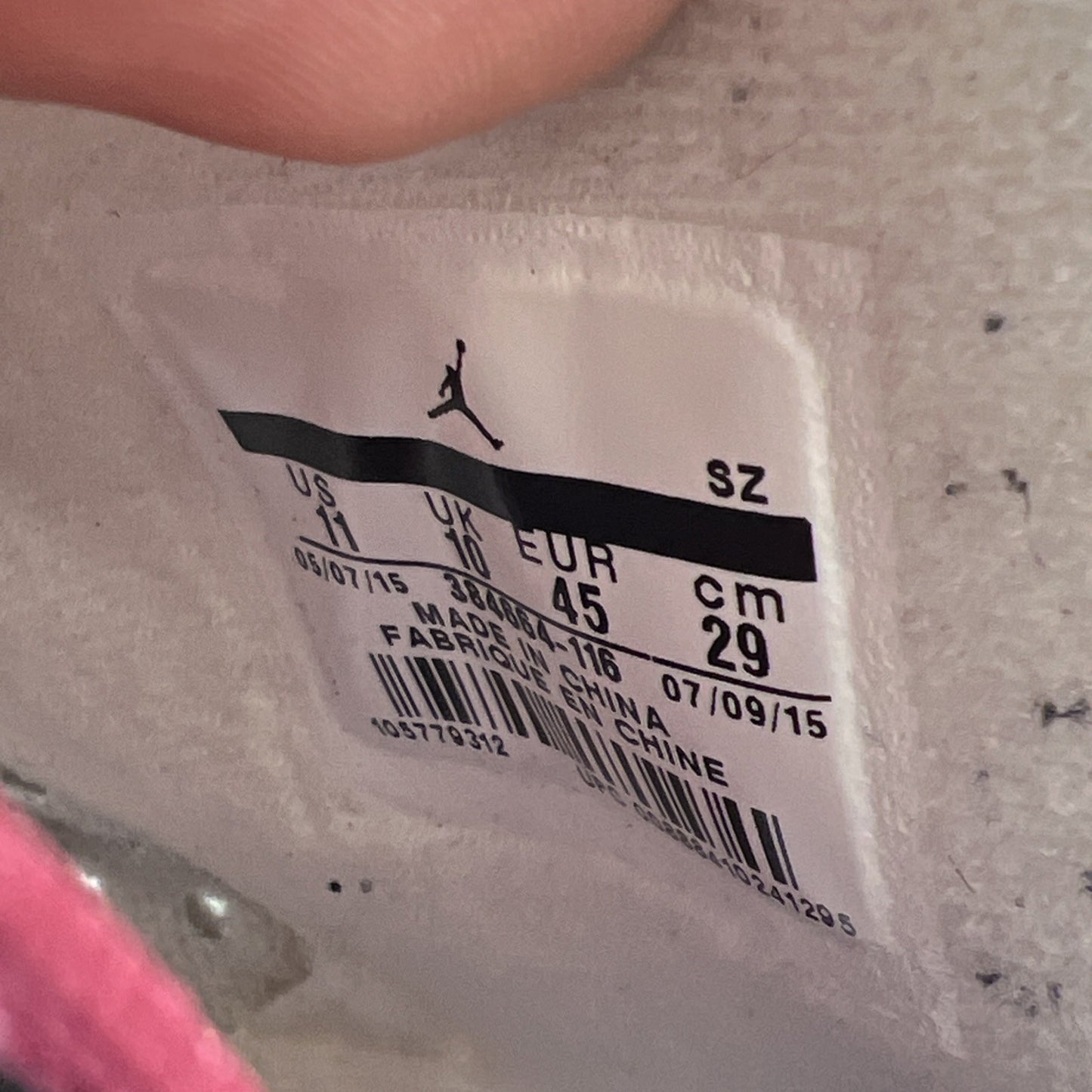 Size 11 - Air Jordan 6 Retro 2015 Maroon (384664-116)