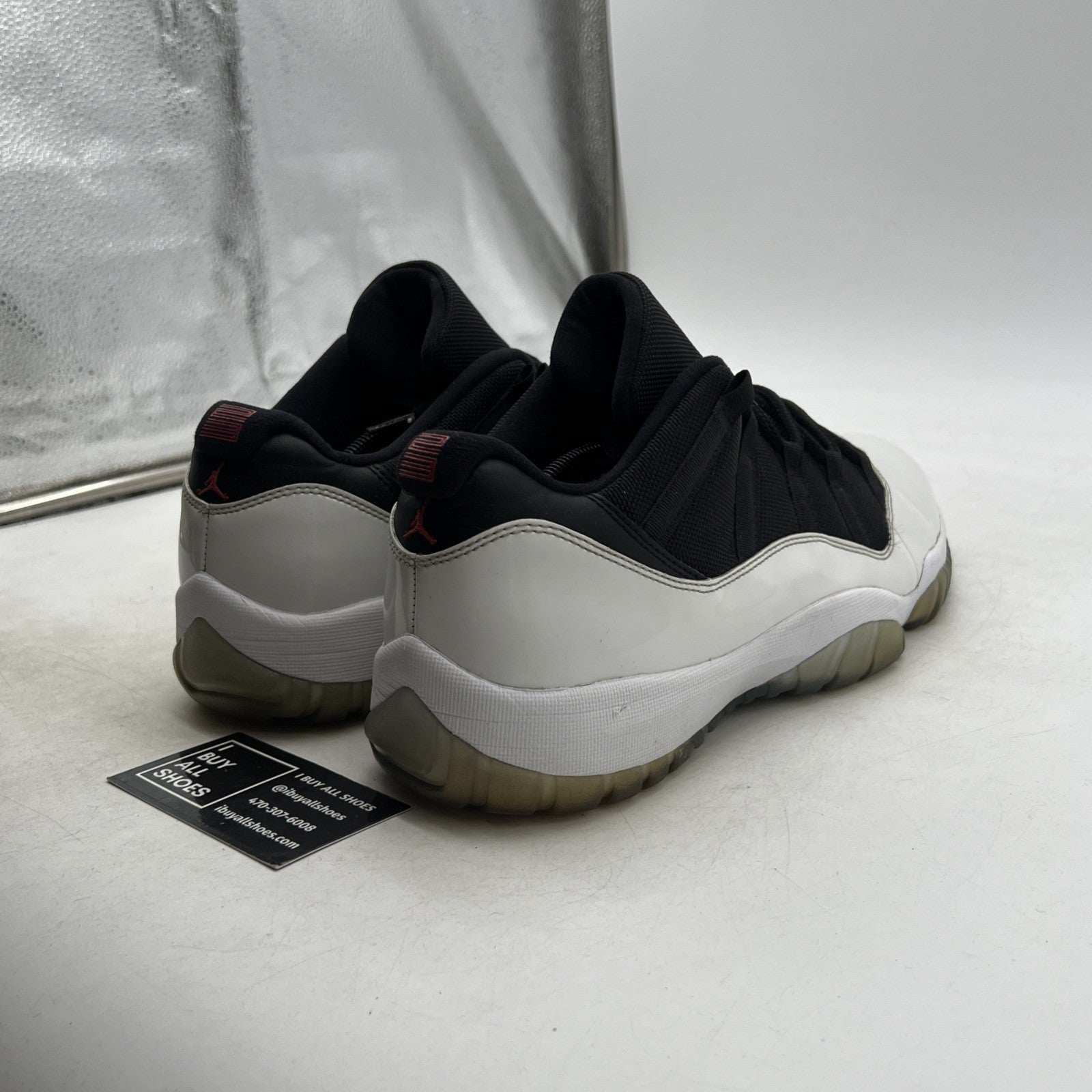 Size 13 - Air Jordan 11 Retro Low Tuxedo (528895-110)