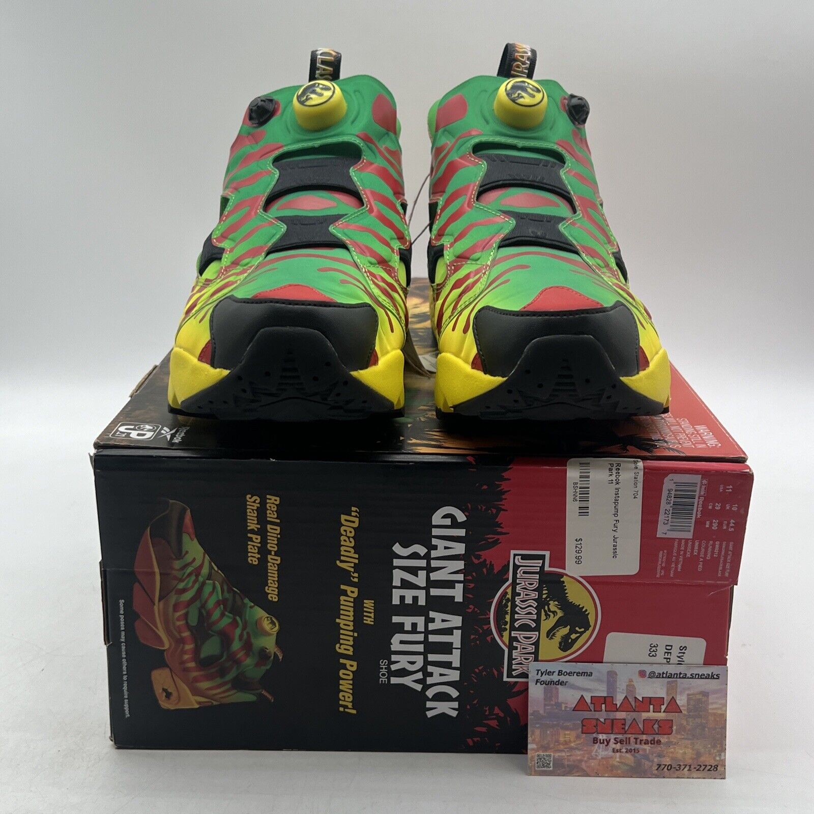 Size 11 - Reebok Jurassic Park x InstaPump Fury OG Tour Vehicles