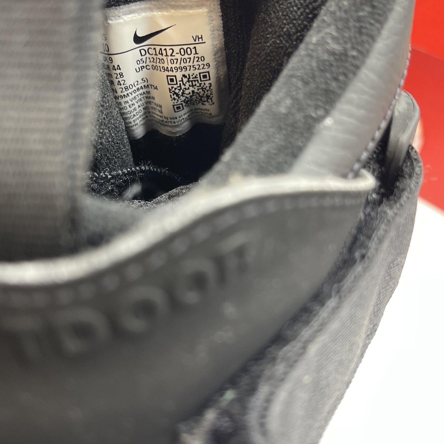 Size 10 - Nike Air Raid OG Black Grey (DC1412-001)