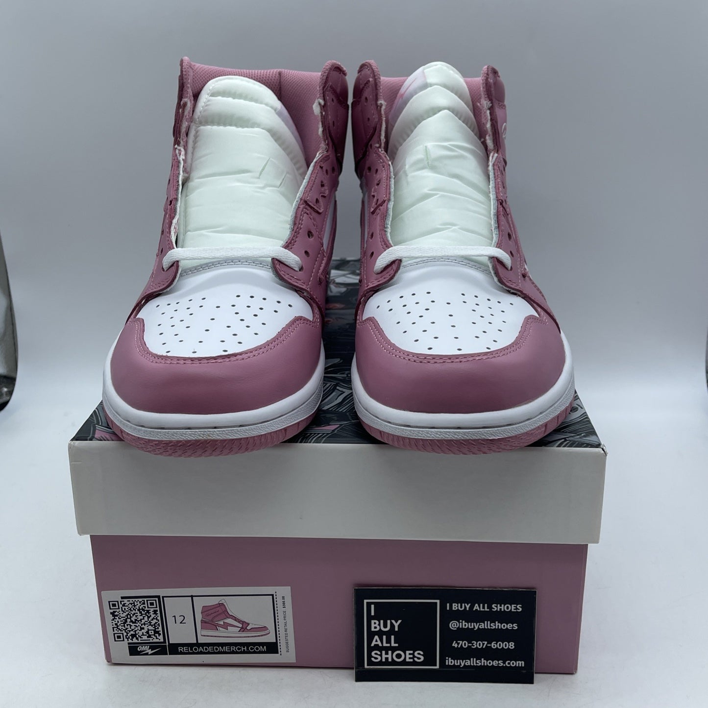 Size 12 - AIR KIY x REVES PARIS ‘85 HI BLUSH PINK