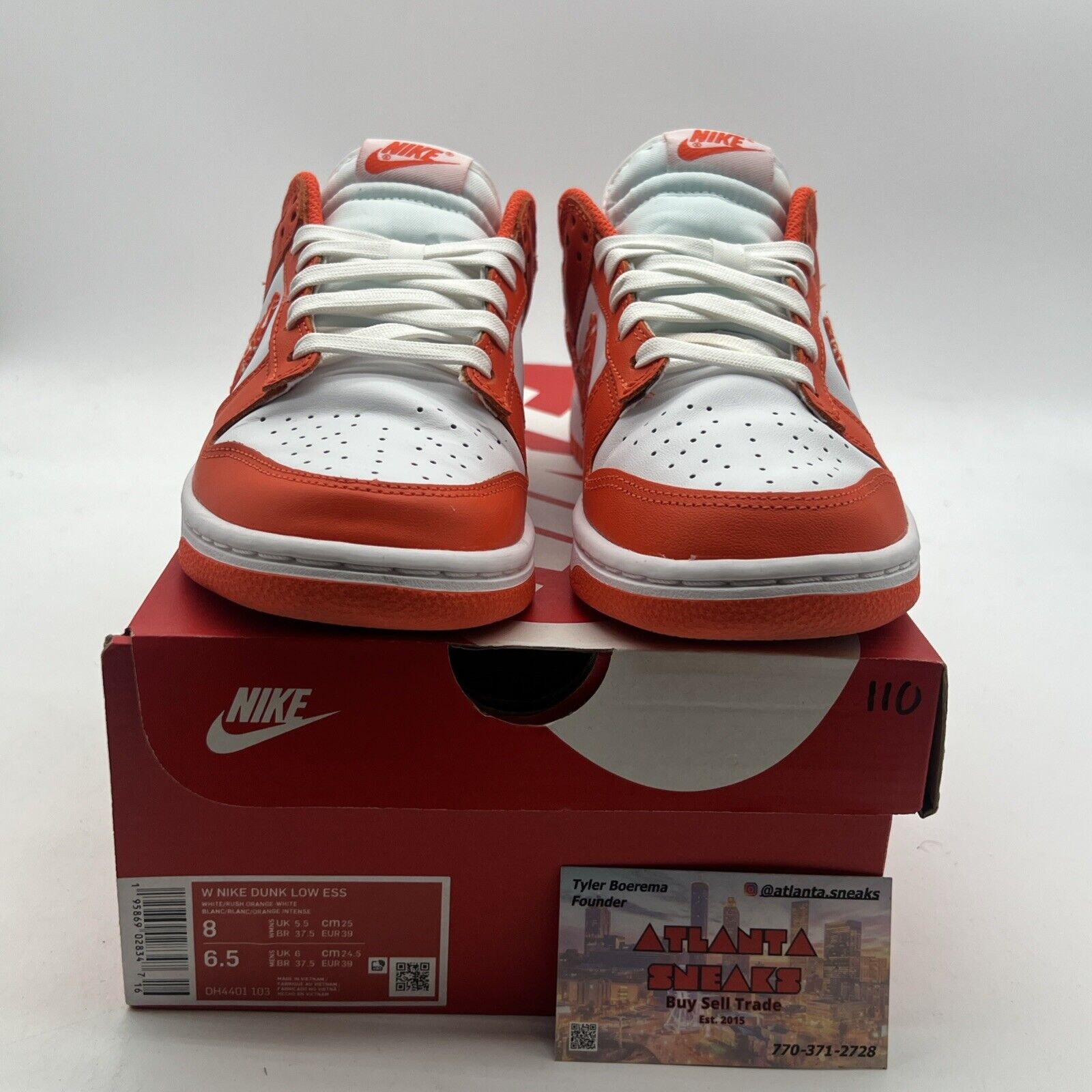 Size 8 - Nike Dunk Low Orange Paisley W (DH4401-103)