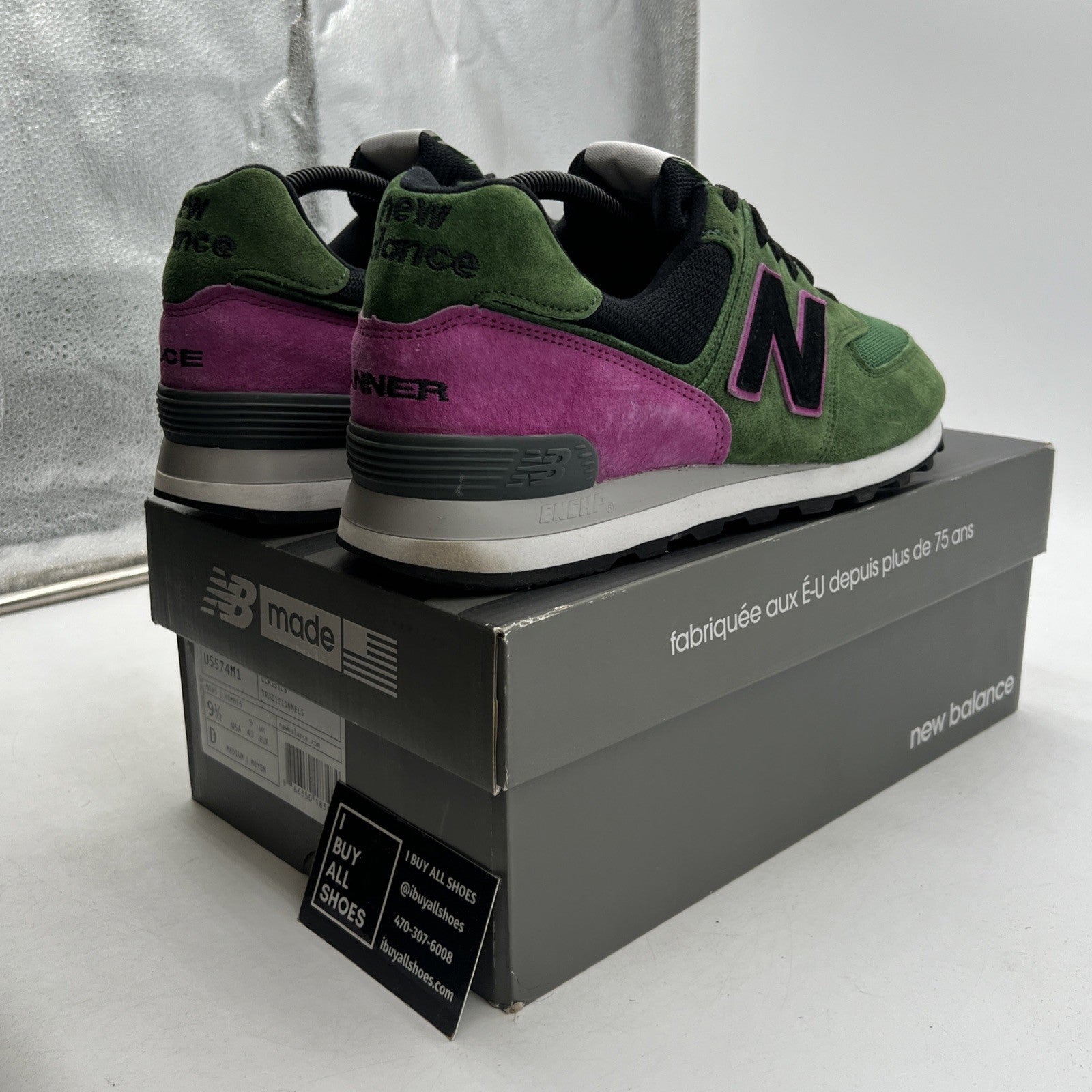 Size 9.5 - New Balance NB1 574 Custom Multicolor (US574M1)