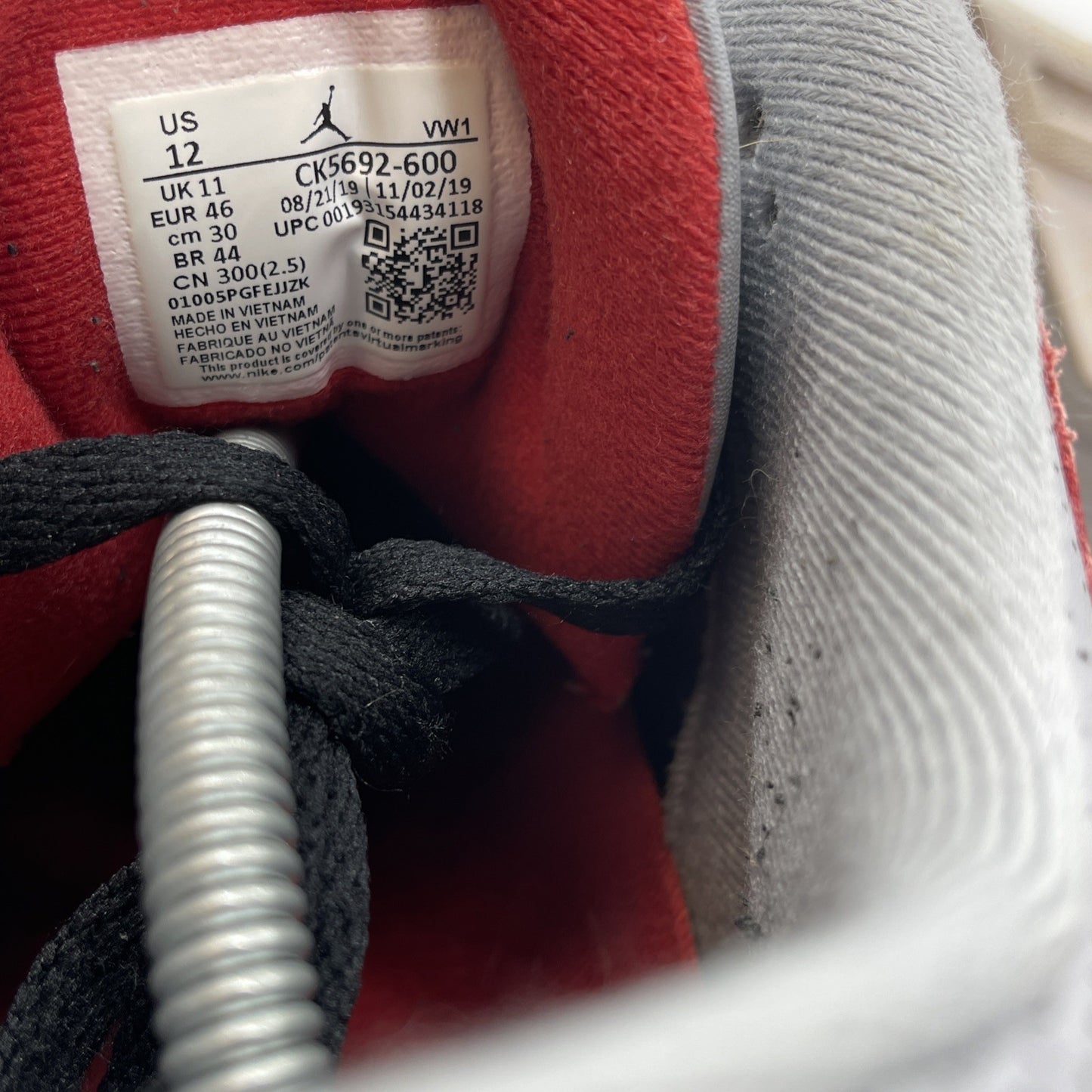 Size 12 - Jordan 3 Retro SE Mid Unite Grey Red Leather Suede (CK5692-600)