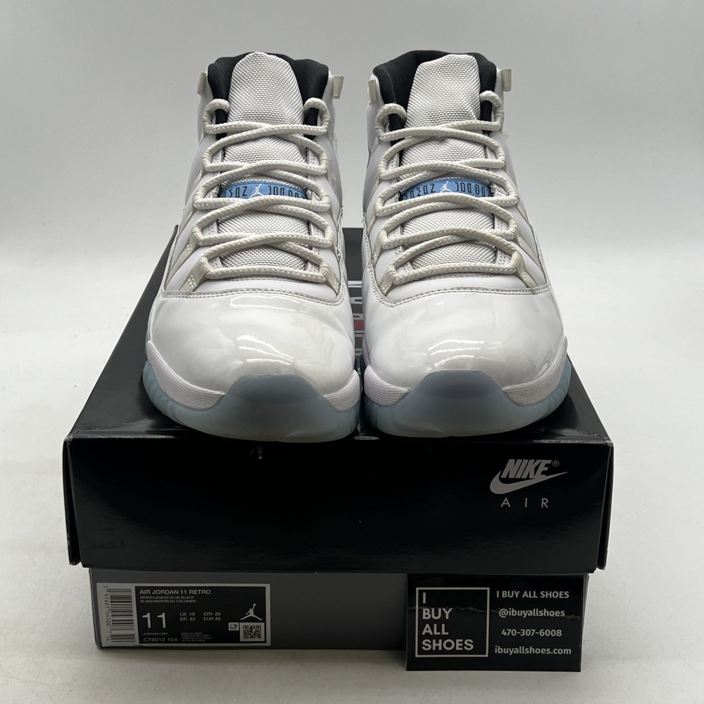 Size 11 - Air Jordan 11 Retro 2024 Legend Blue / Columbia (CT8012-104)