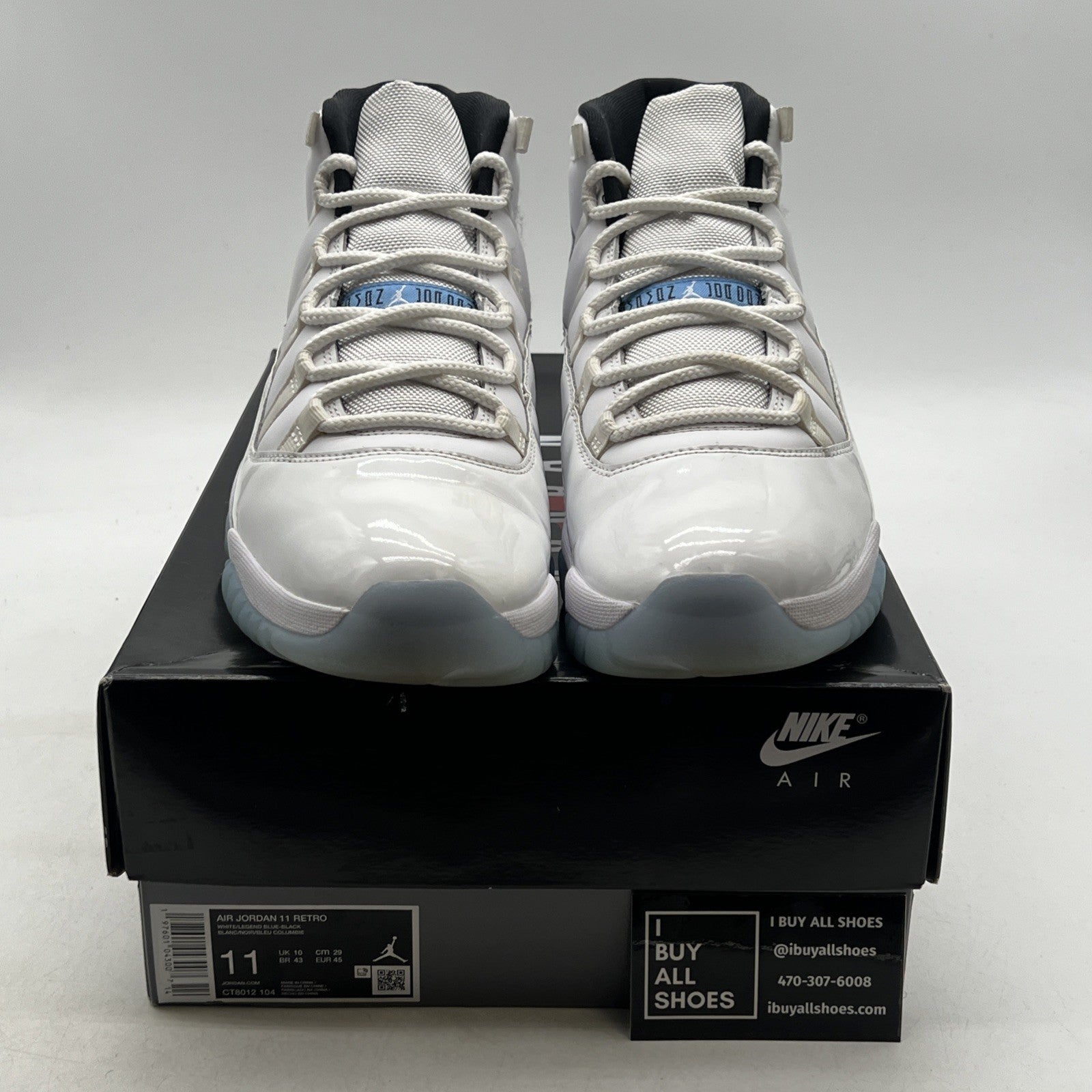 Size 11 - Air Jordan 11 Retro 2024 Legend Blue / Columbia (CT8012-104)