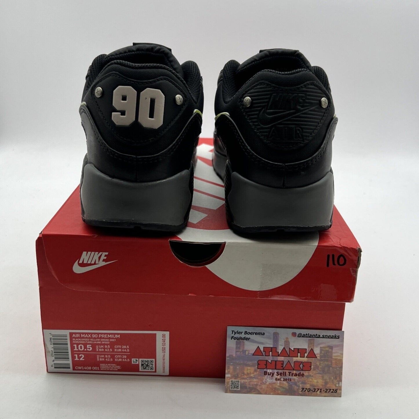 Size 10.5 - Nike Air Max 90 New York - City Pack (CW1408-001)