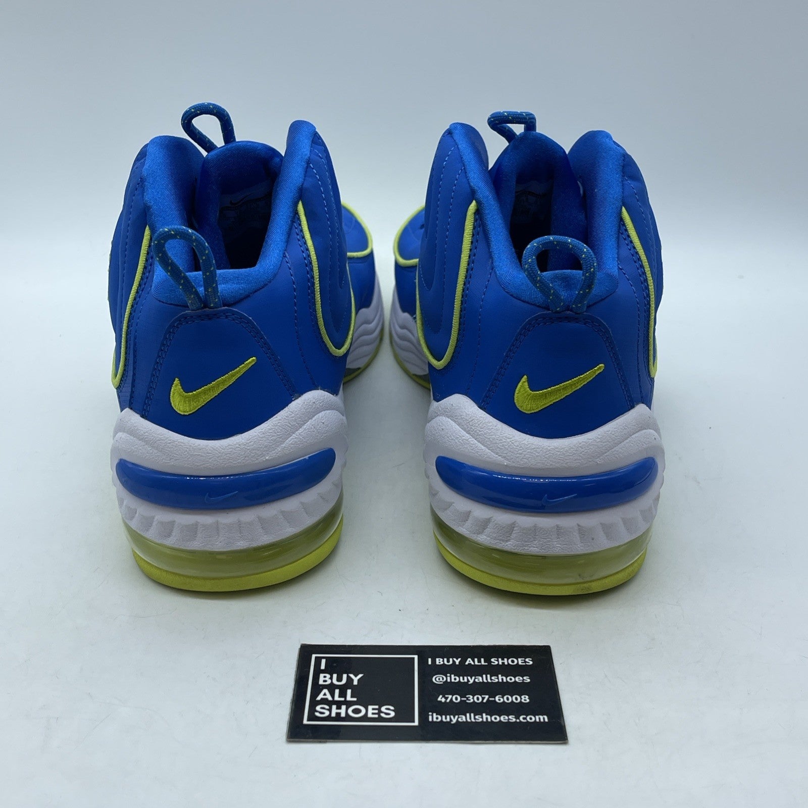 Size 13 - Nike Air Penny 2 Le Sprite Blue Green Suede (535600-431)