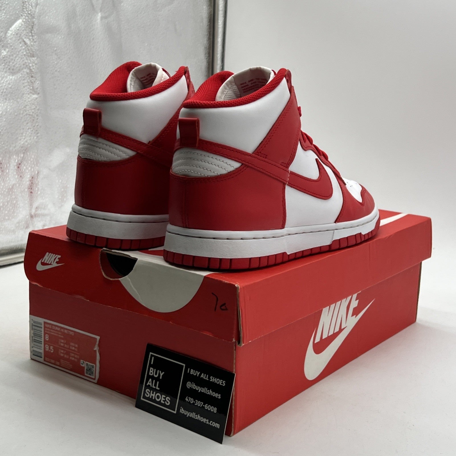 Size 8 - Nike Dunk High Championship Red (DD1399-106)