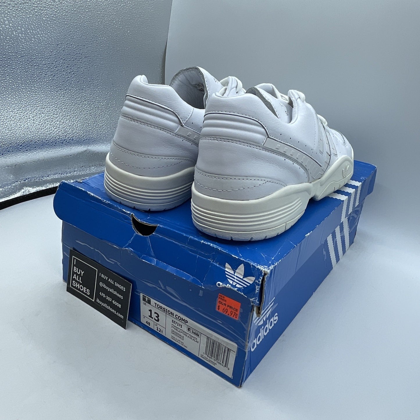 Size 13 - Adidas Torison Comp Cloud White (EE7375)