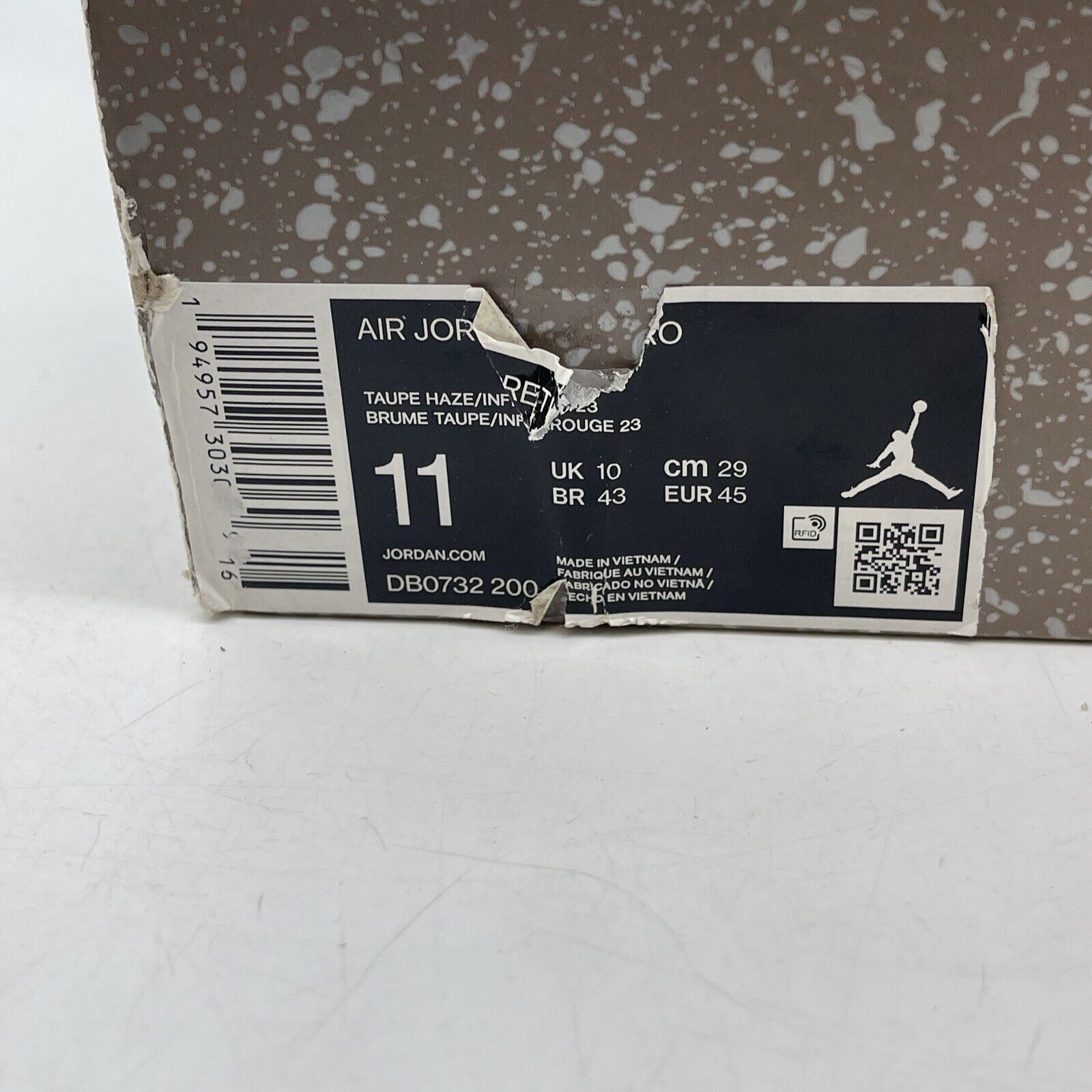 Size 11 - Jordan 4 Retro Mid Taupe Haze Brown Black Suede Leather (DB0732-200)