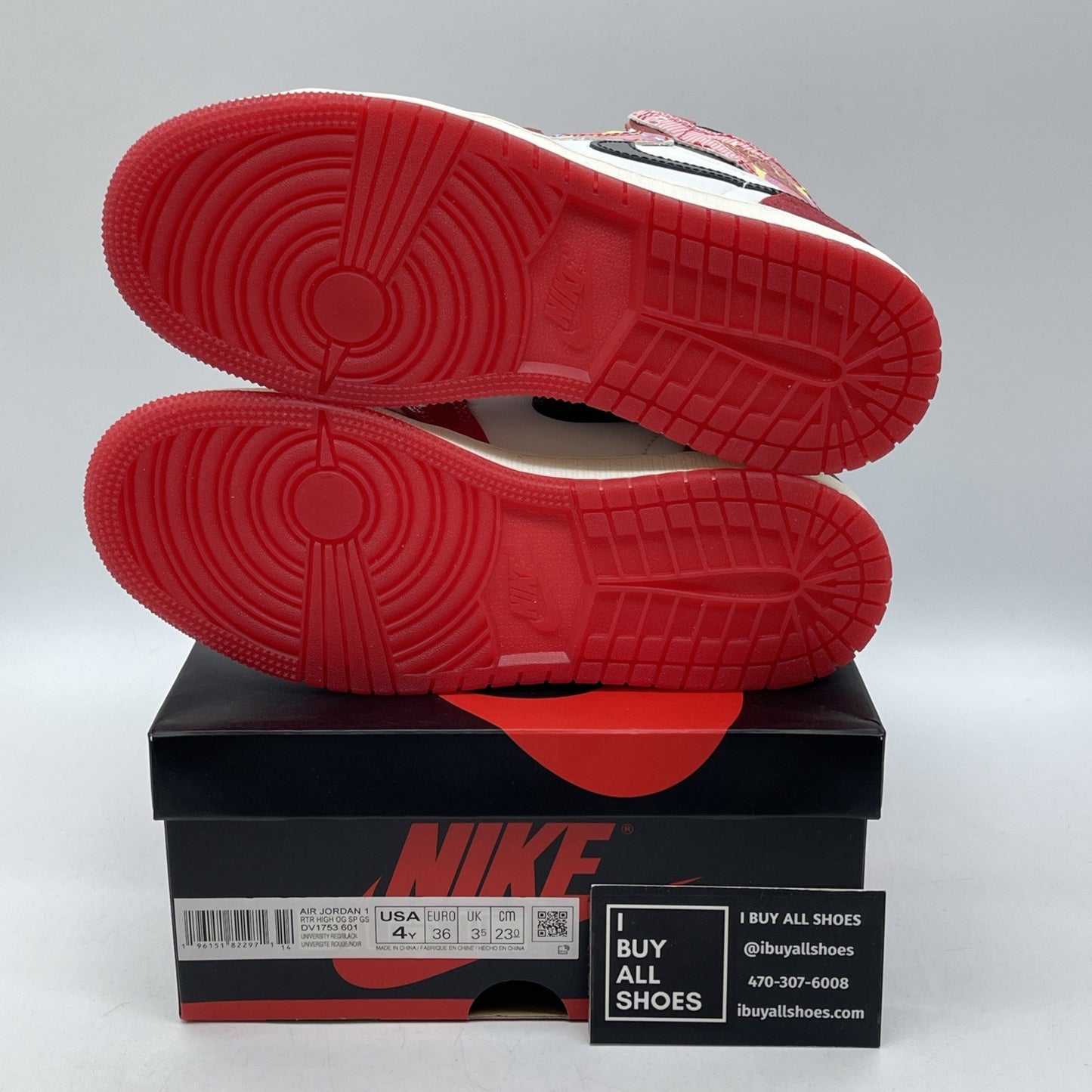 Size 4Y - Jordan 1 Retro OG x Marvel High Next Chapter Suede (DV1753-601)