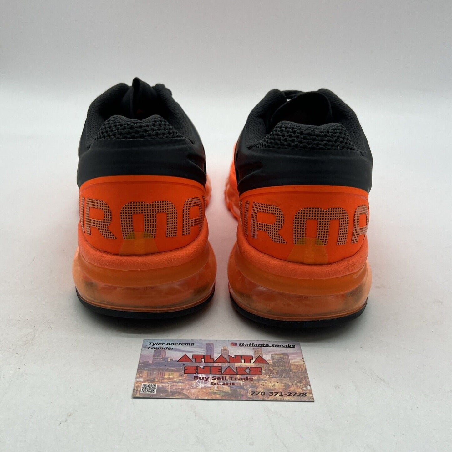 Size 11 - Nike Air Max 2013 ORANGE Black (554886-800)