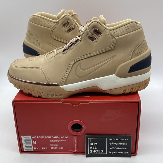 Size 9 - Nike Air Zoom Generation QS All Star Vachetta Tan (308214-200)
