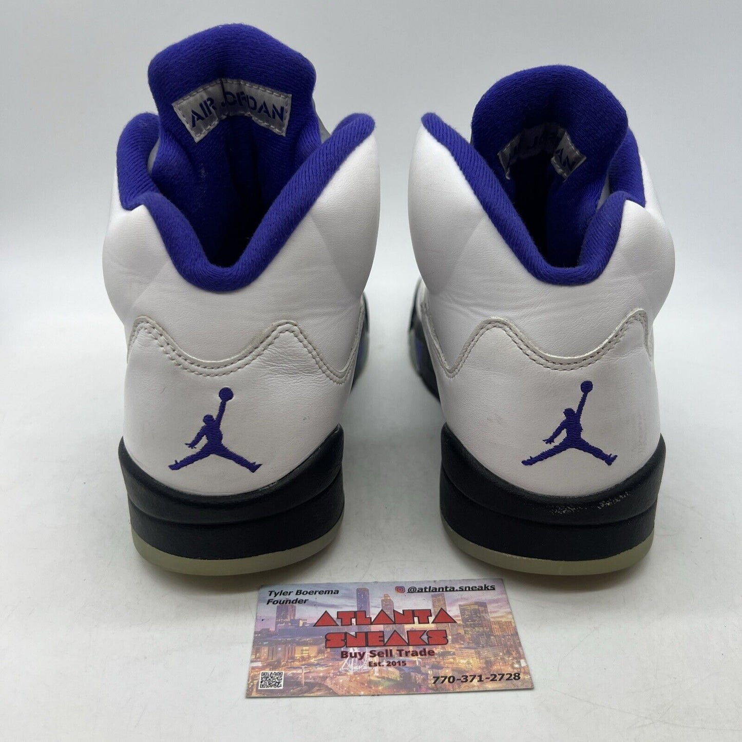 Size 10 - Jordan 5 Concord 2022 White Black Leather Icey (DD0587-141)