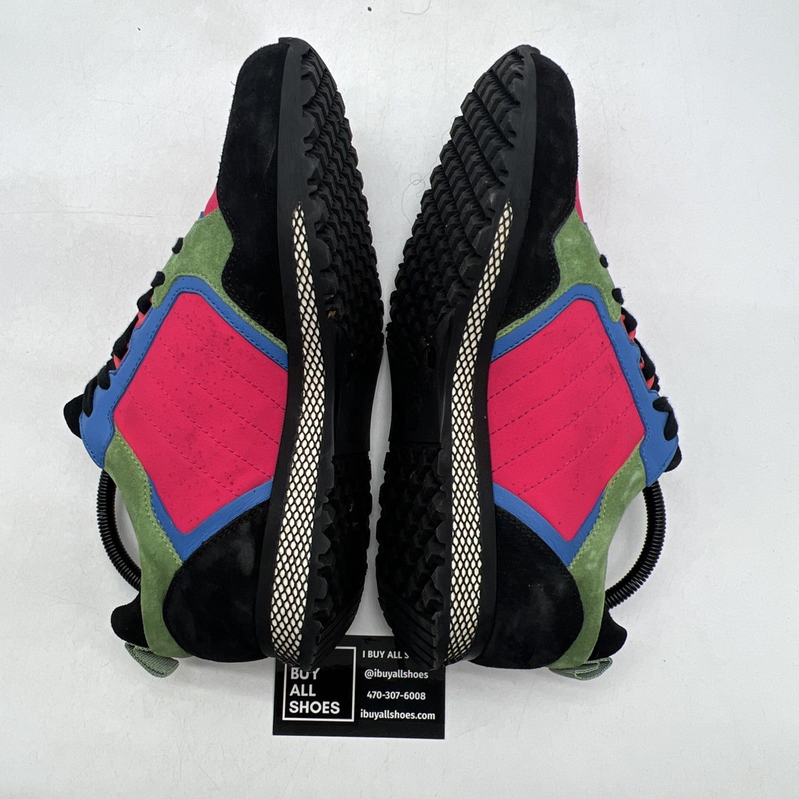 Size 8G - Gucci Multicolor Suede and Nylon Icaro Sneakers
