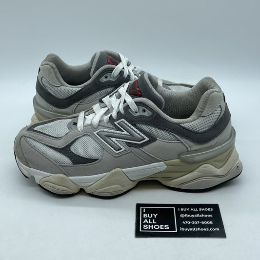 Size 5.5Y - New Balance 9060 Enfants Grey White Suede  (GC9060GY)