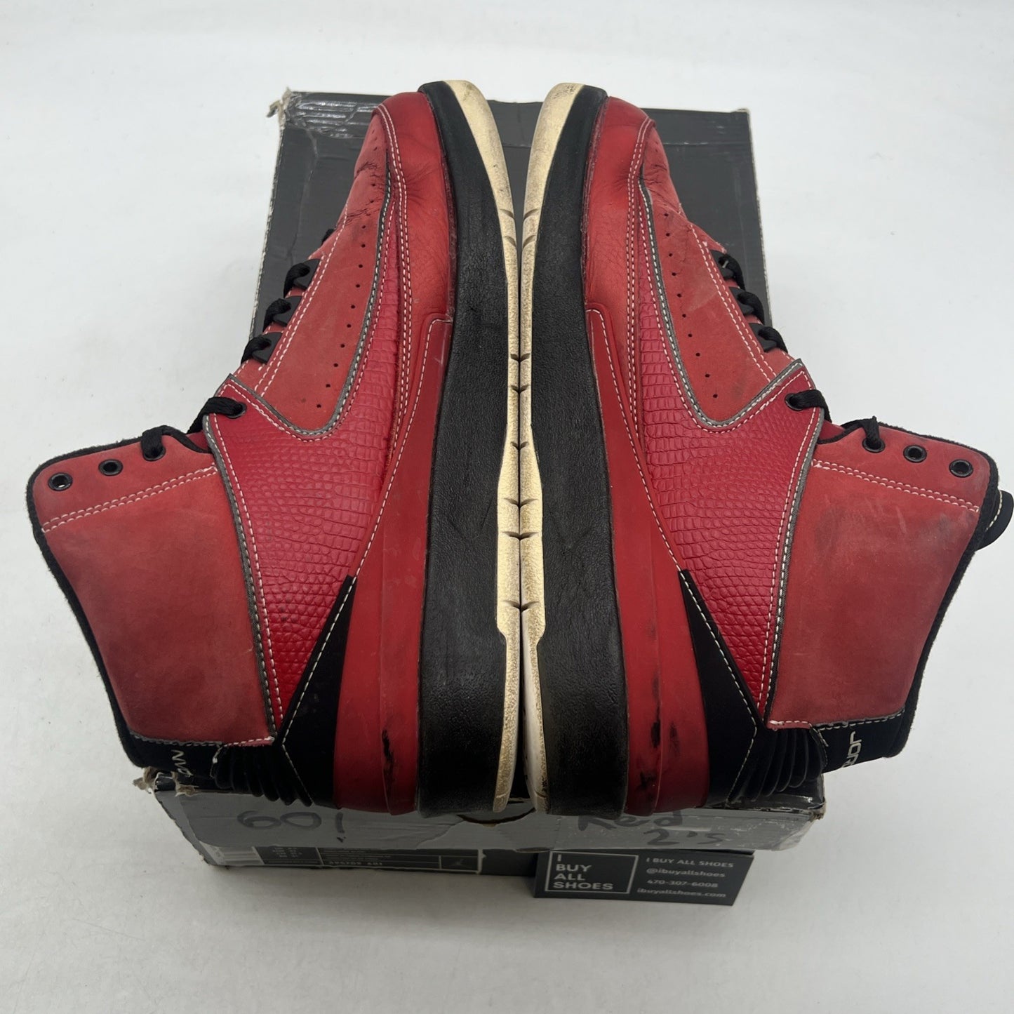Size 9.5 - Air Jordan 2 Retro QF Candy Red (395709-601)