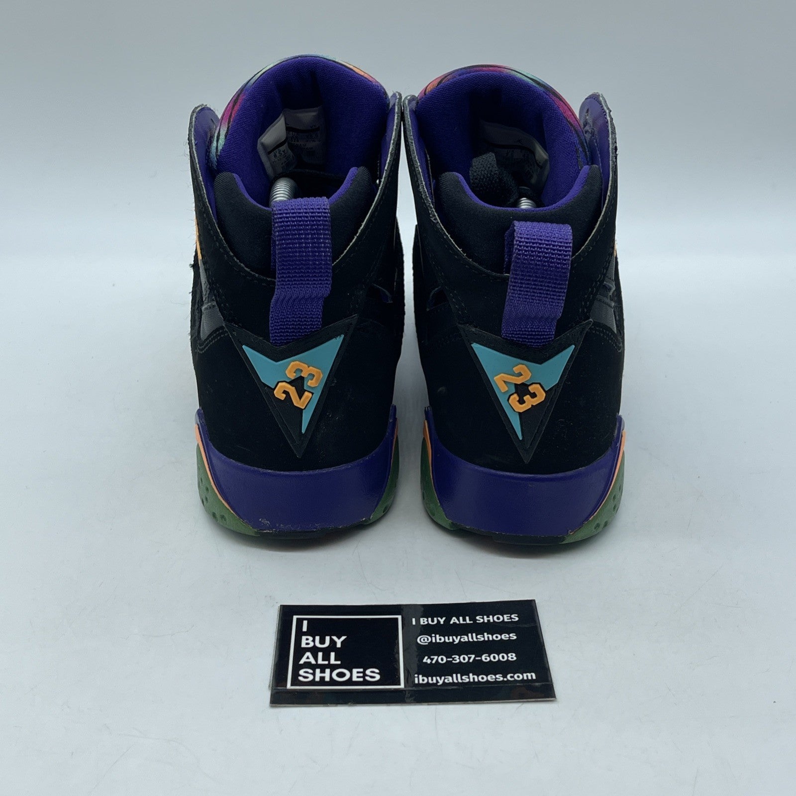 Size 8.5Y (GS) - Jordan 7 Retro Mid Lola Bunny Black Suede Leather (705417-029)