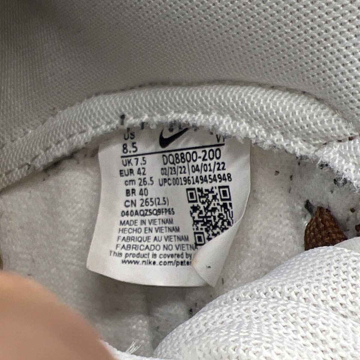 Size 8.5 - Nike Dunk Vintage High Certified Fresh - Pecan Leather (DQ8800-200)