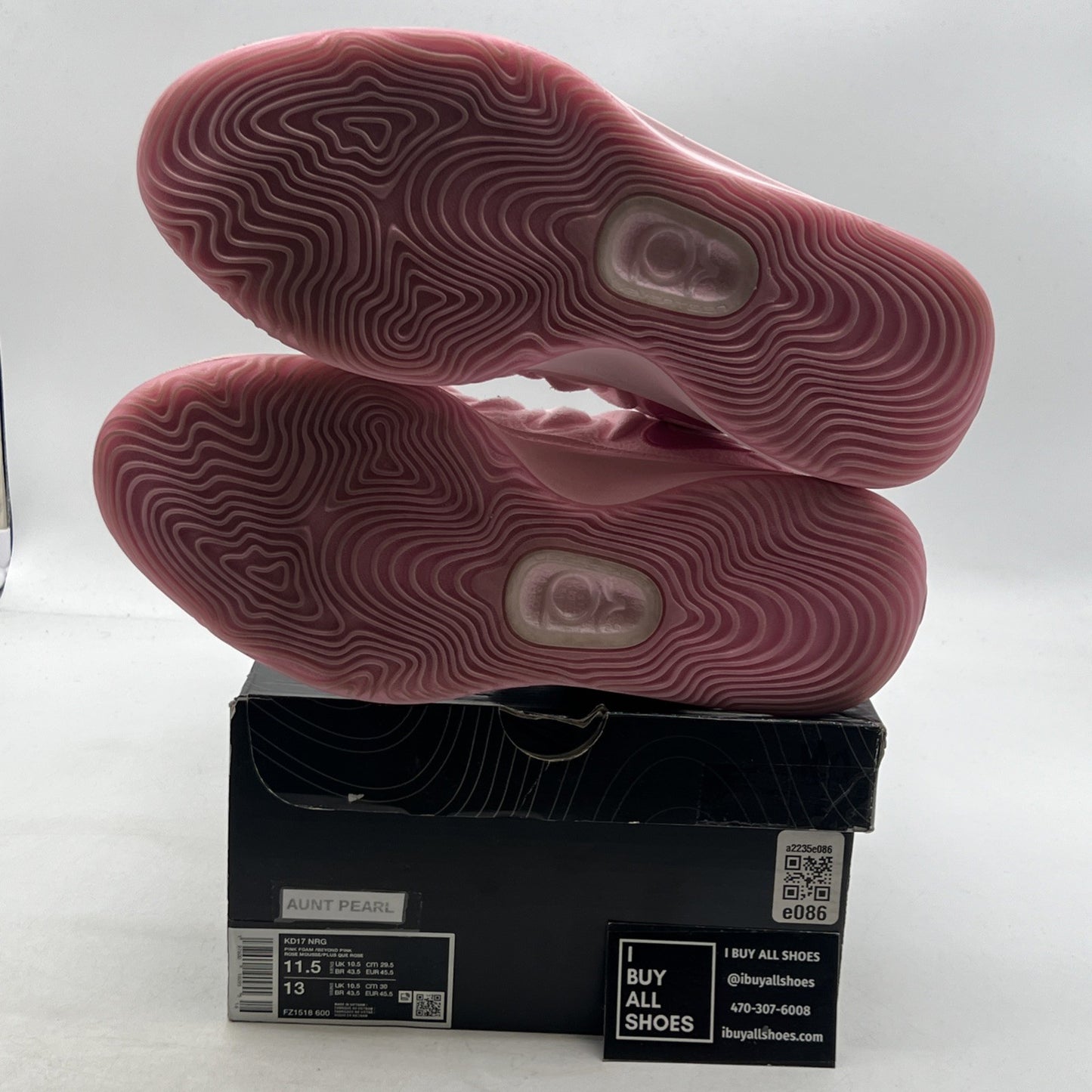 Size 11.5 - Nike KD 17 NRG Aunt Pearl (FZ1518-600)