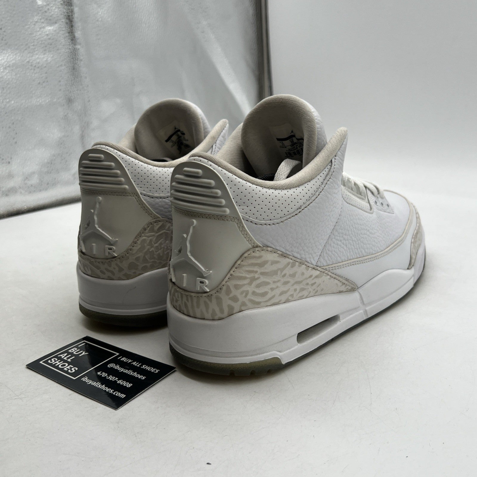Size 11 - Air Jordan 3 Retro Triple White (136064-111)