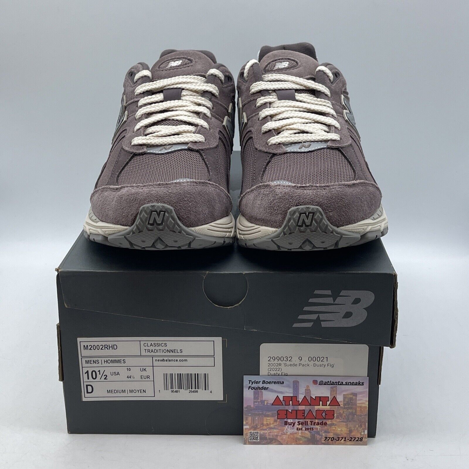 Size 10.5 - New Balance 2002R Suede Pack - Dusty Fig Grey White (M2002RHD)