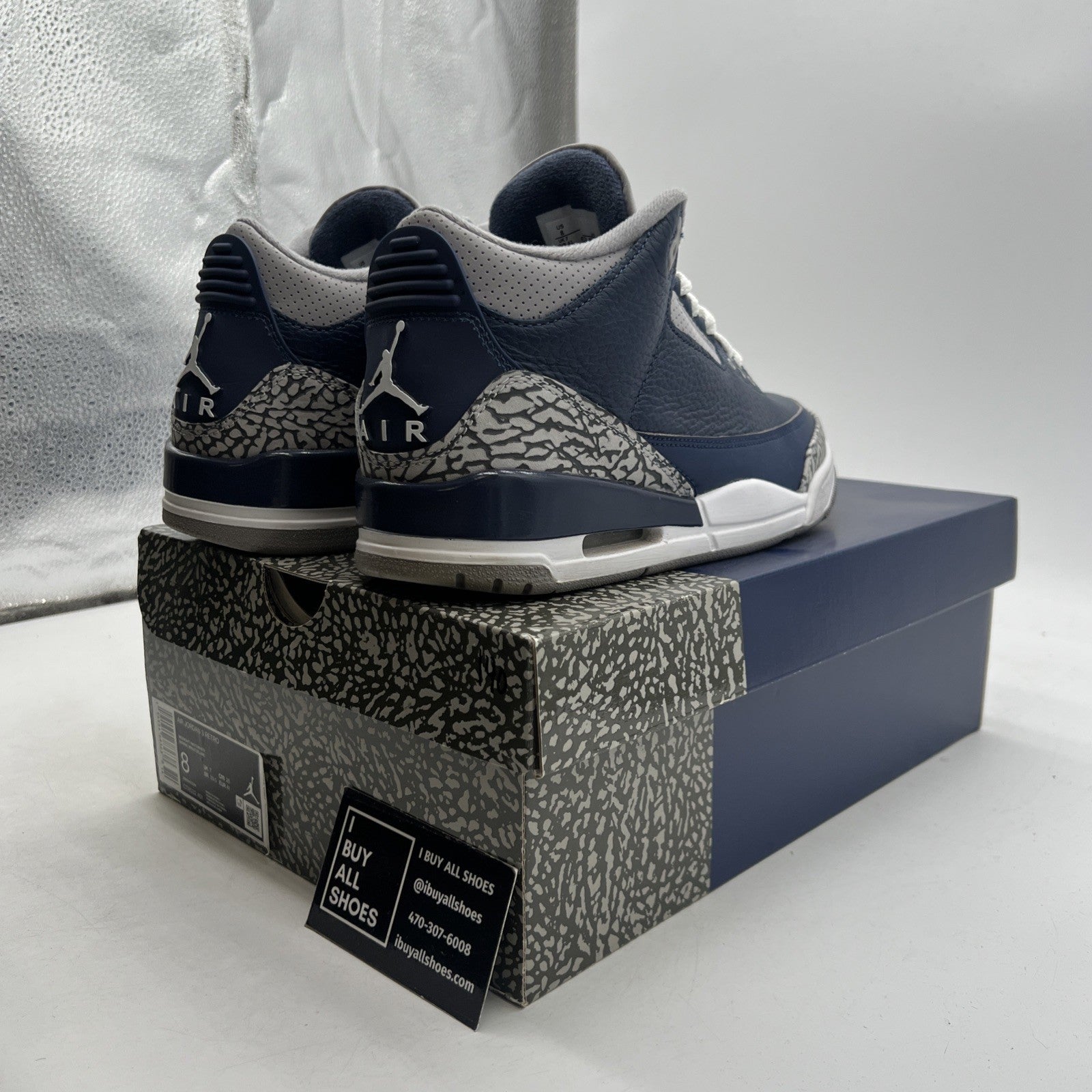 Size 8 - Air Jordan 3 Retro Blue (CT8532-401)