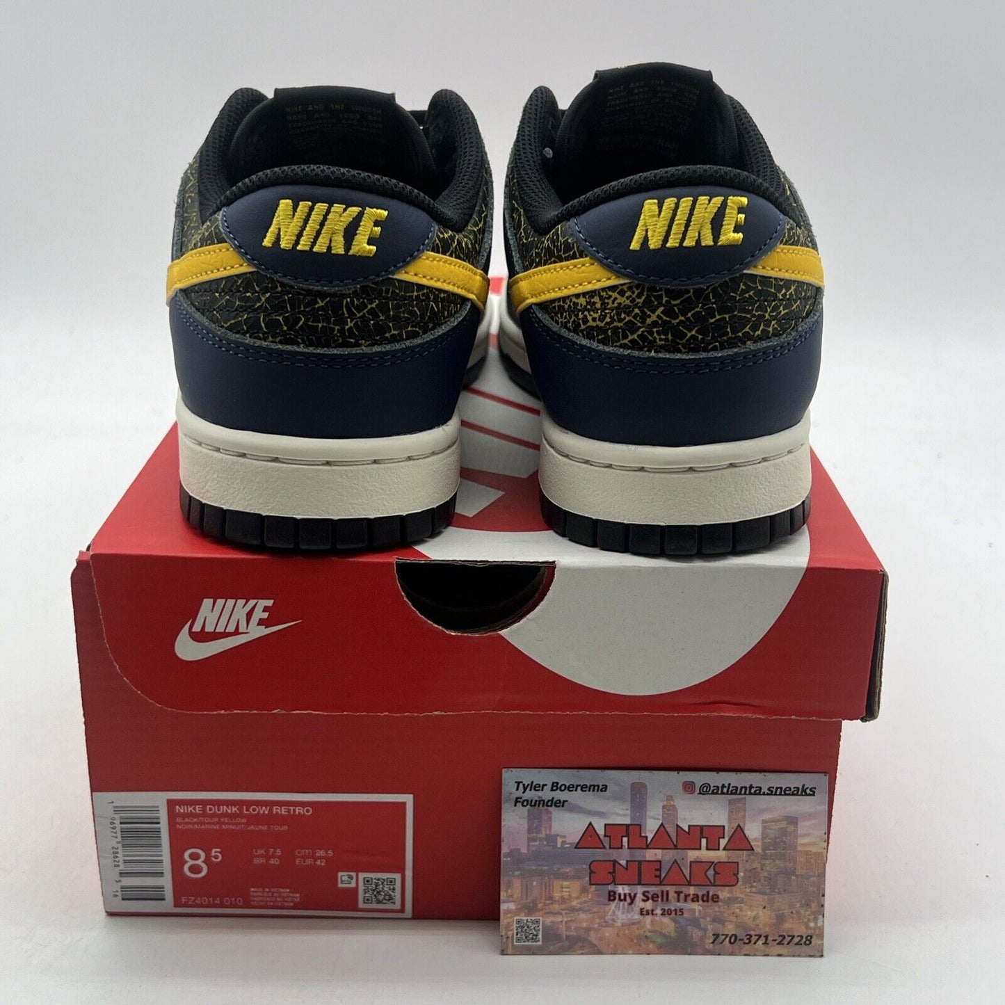 Size 8.5 - Nike Dunk Low Vintage Michigan (FZ4014-010)