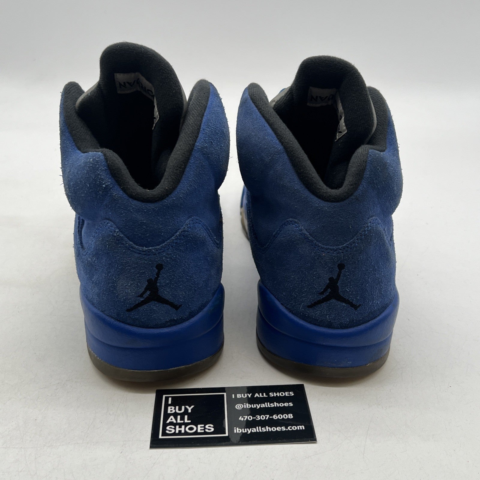 Size 12 - Air Jordan 5 Retro Blue Suede (136027-401)