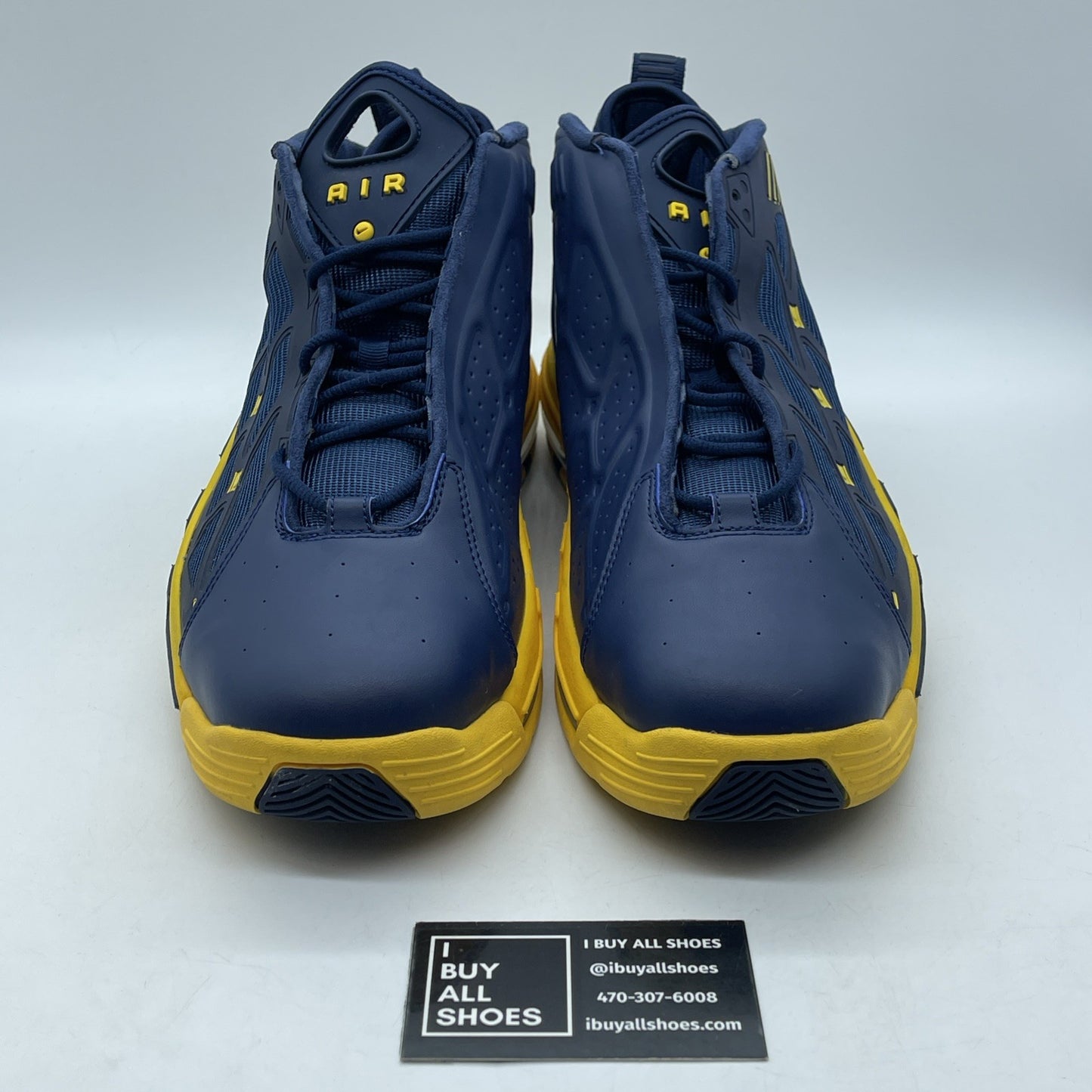 Size 13 - Nike Air Max Pillar Blue Yellow Suede Leather (525226-400)