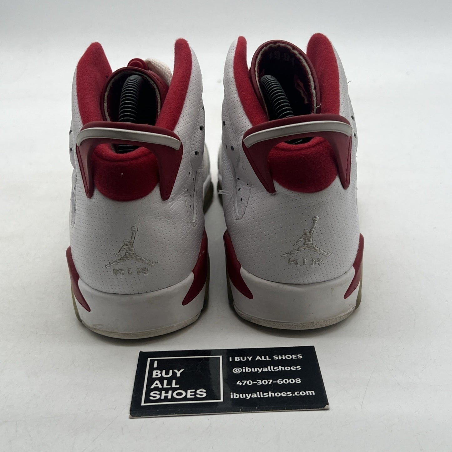 Size 5.5Y - Air Jordan 6 Retro Alternate (384665-113) White Red Shoes
