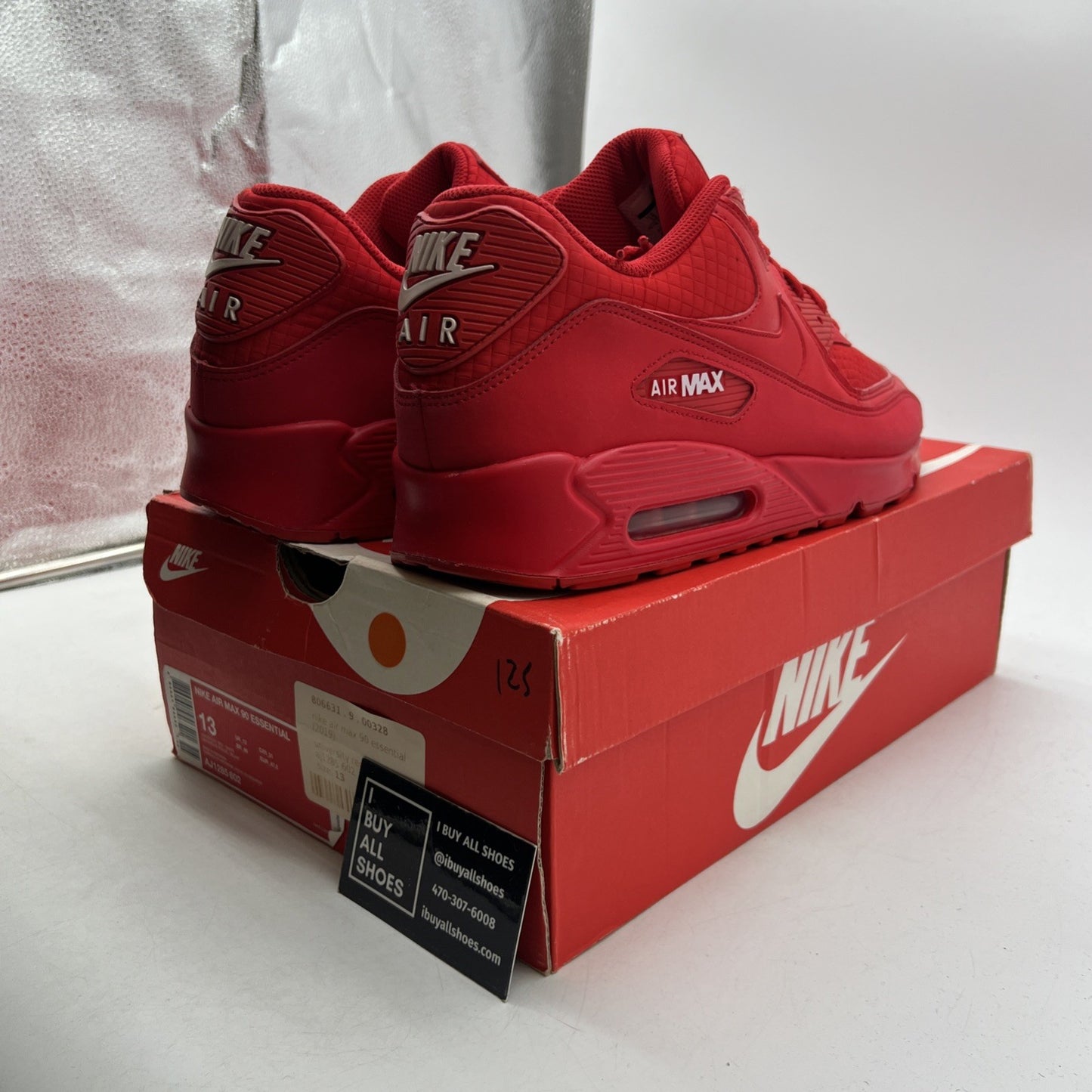 Size 13 - Nike Air Max 90 Essential University Red (AJ1285-602)